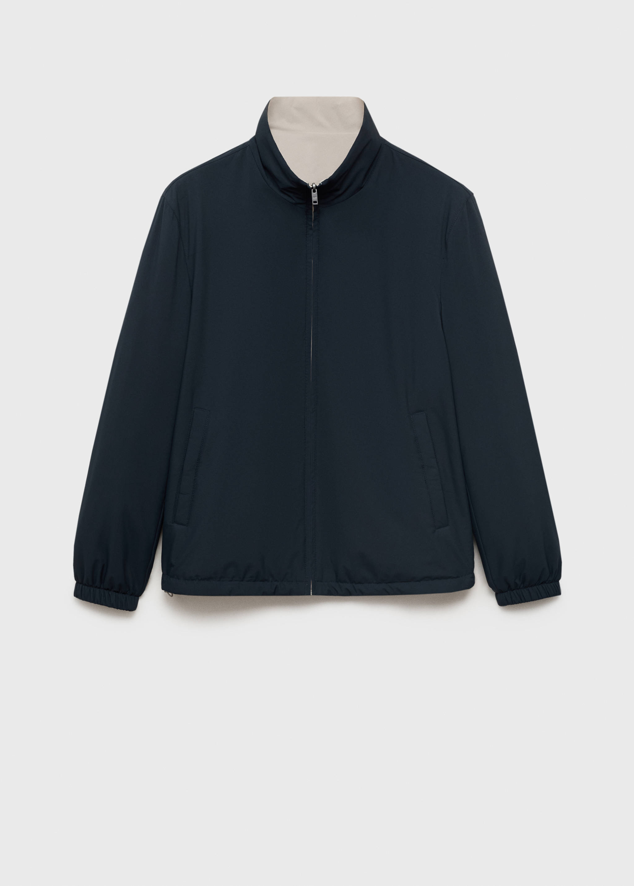 Reversible quilted water-repellent reversible jacket - Article without model