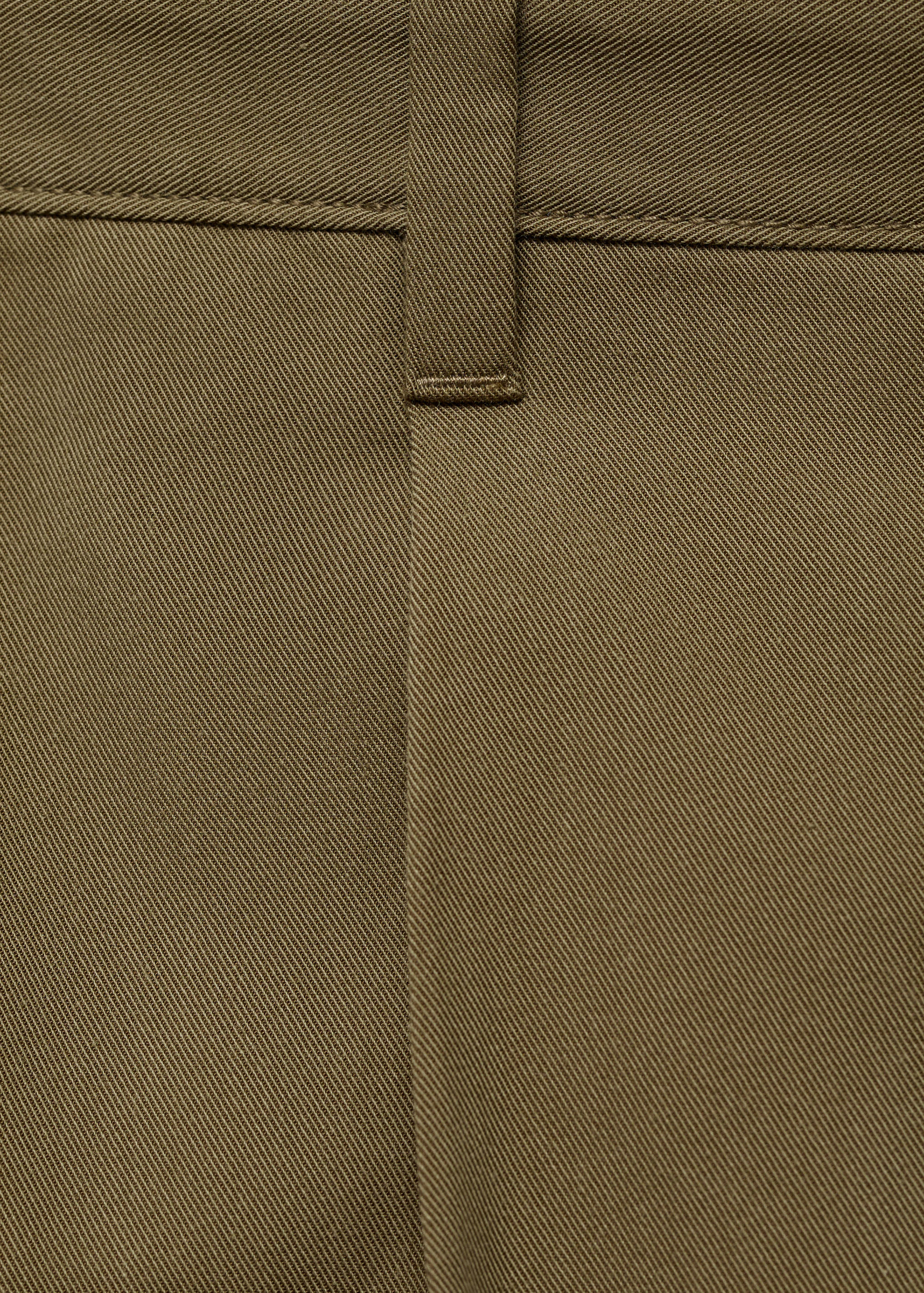 กางเกงขายาวทรงตรงจีบหน้า ผ้าคอตตอนผสมไลโอเซลล์ - รายละเอียดของสินค้า 8