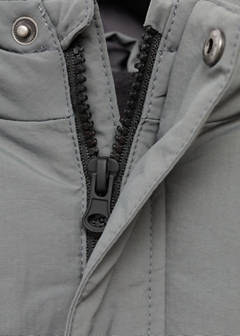 Hood puffer coat — Dark Grey 3