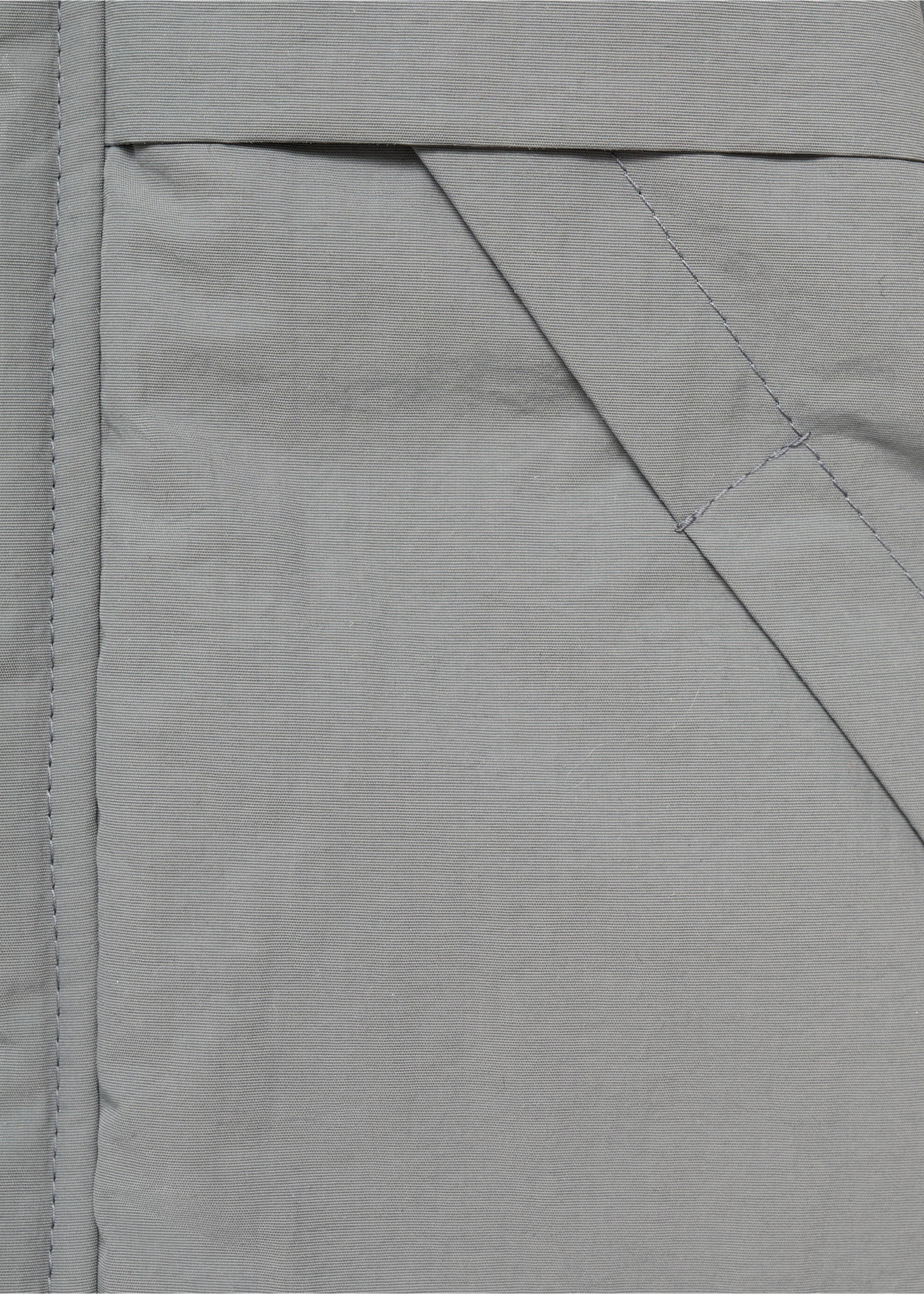 Hood puffer coat - Details of the article 0, Dark Grey. Ref: 17015143-00.