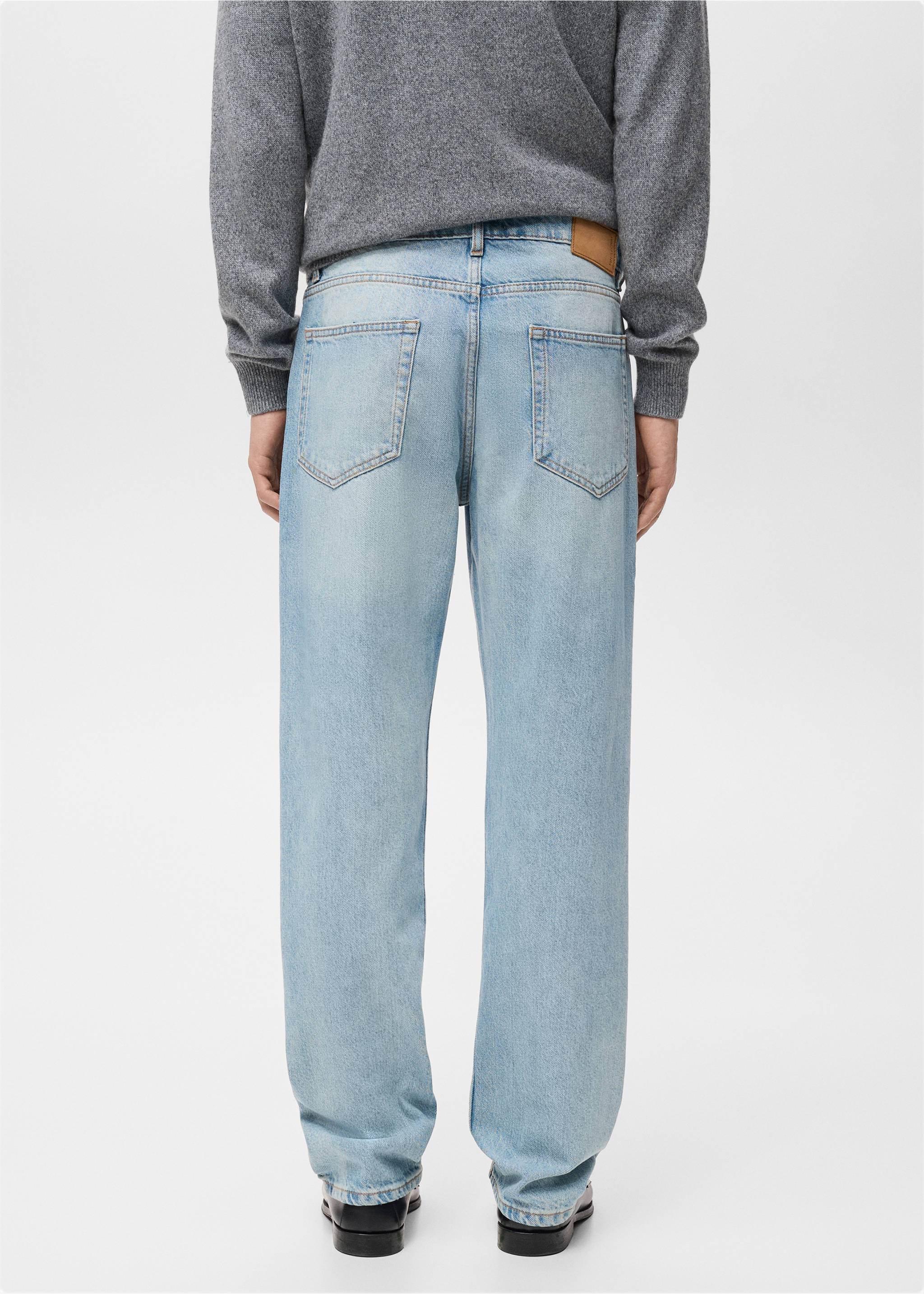 Jeans Bob regular fit - Reverso del artículo, Azul claro. Ref: 17015144-00.