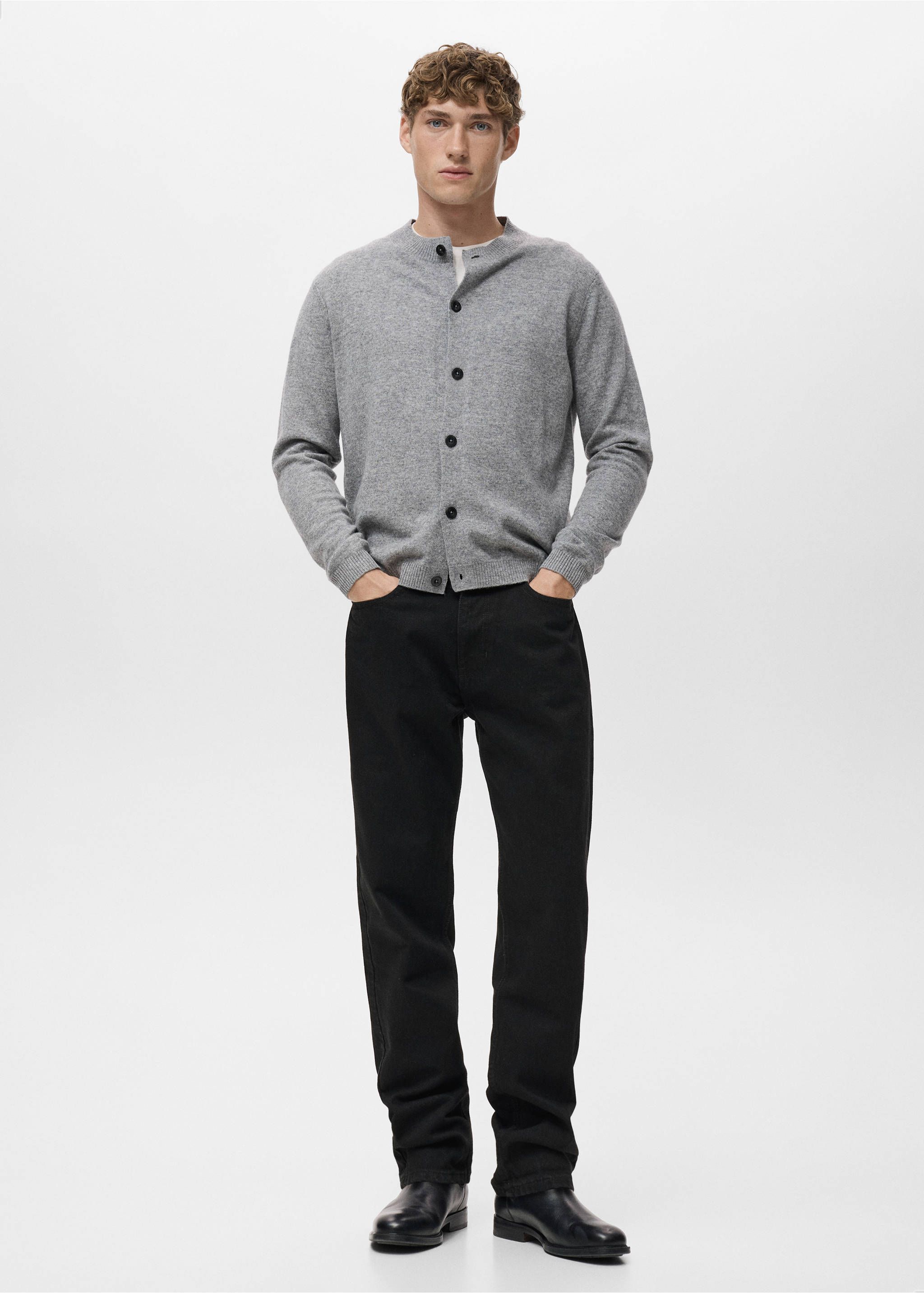 Джинсы Bob regular fit - Общий план, Черный деним. Ref: 17015145-00.