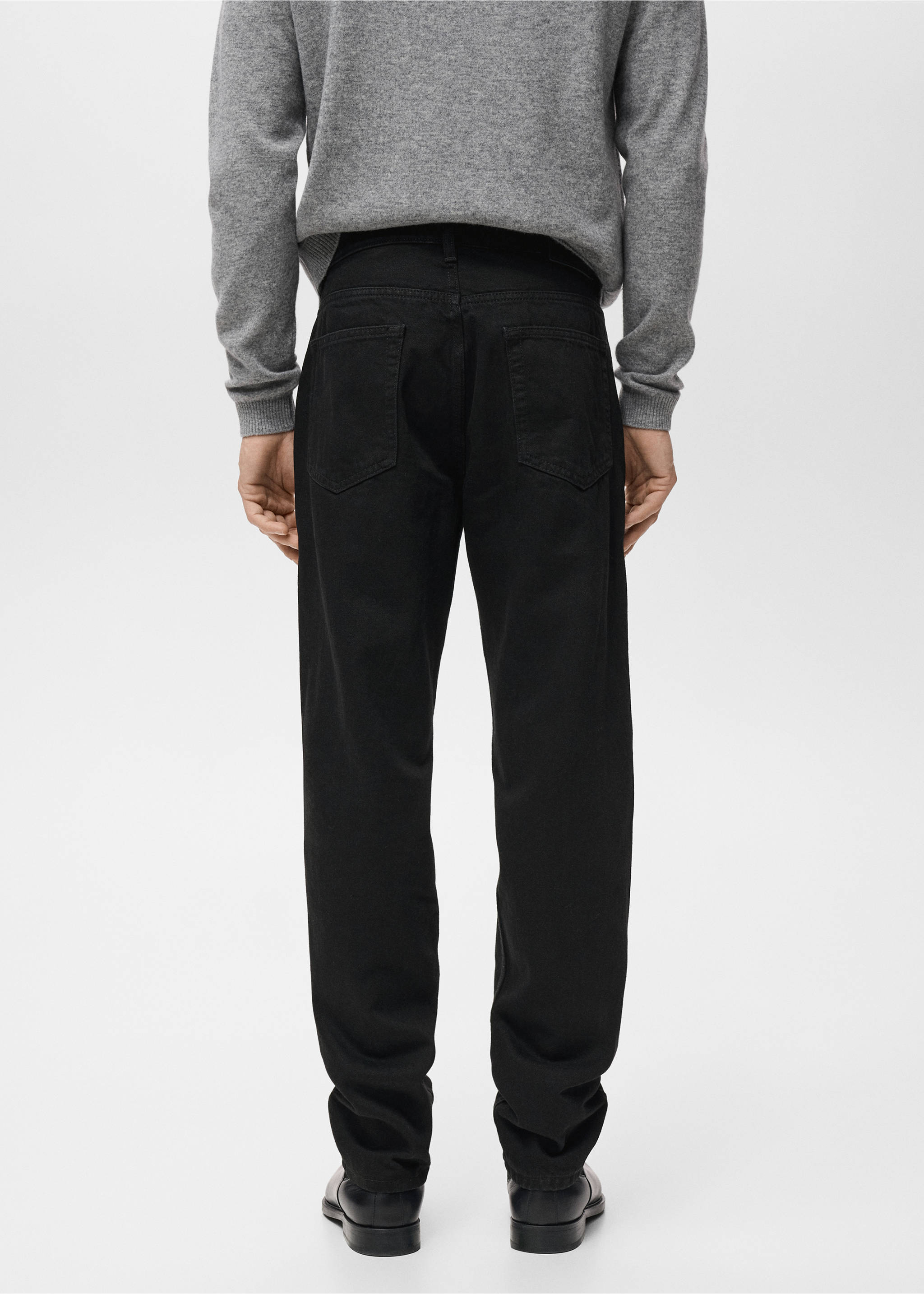 Джинсы Bob regular fit - Обратная сторона изделия, Черный деним. Ref: 17015145-00.