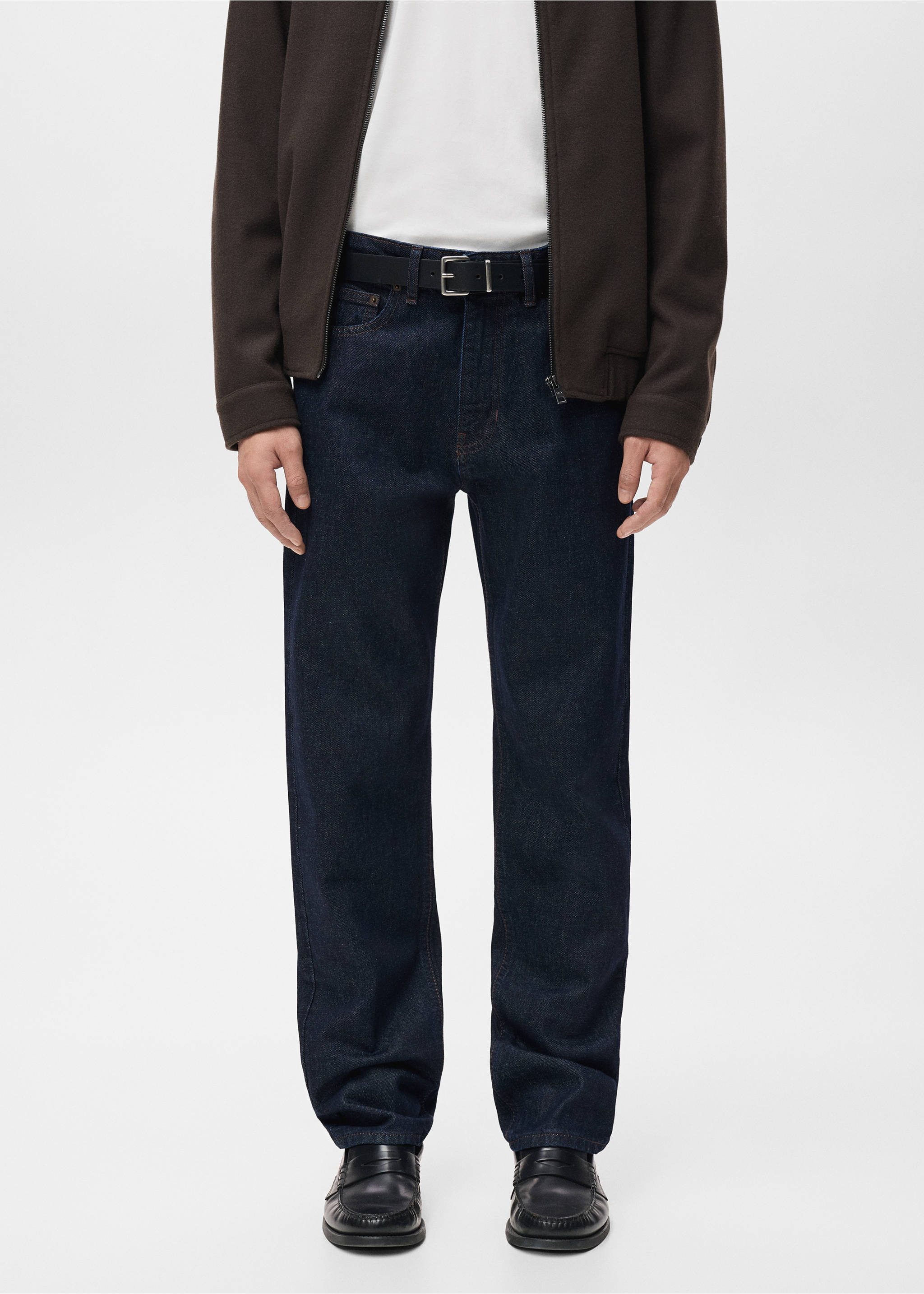 Jeans Bob regular fit - Plano medio, Azul. Ref: 17015146-00.