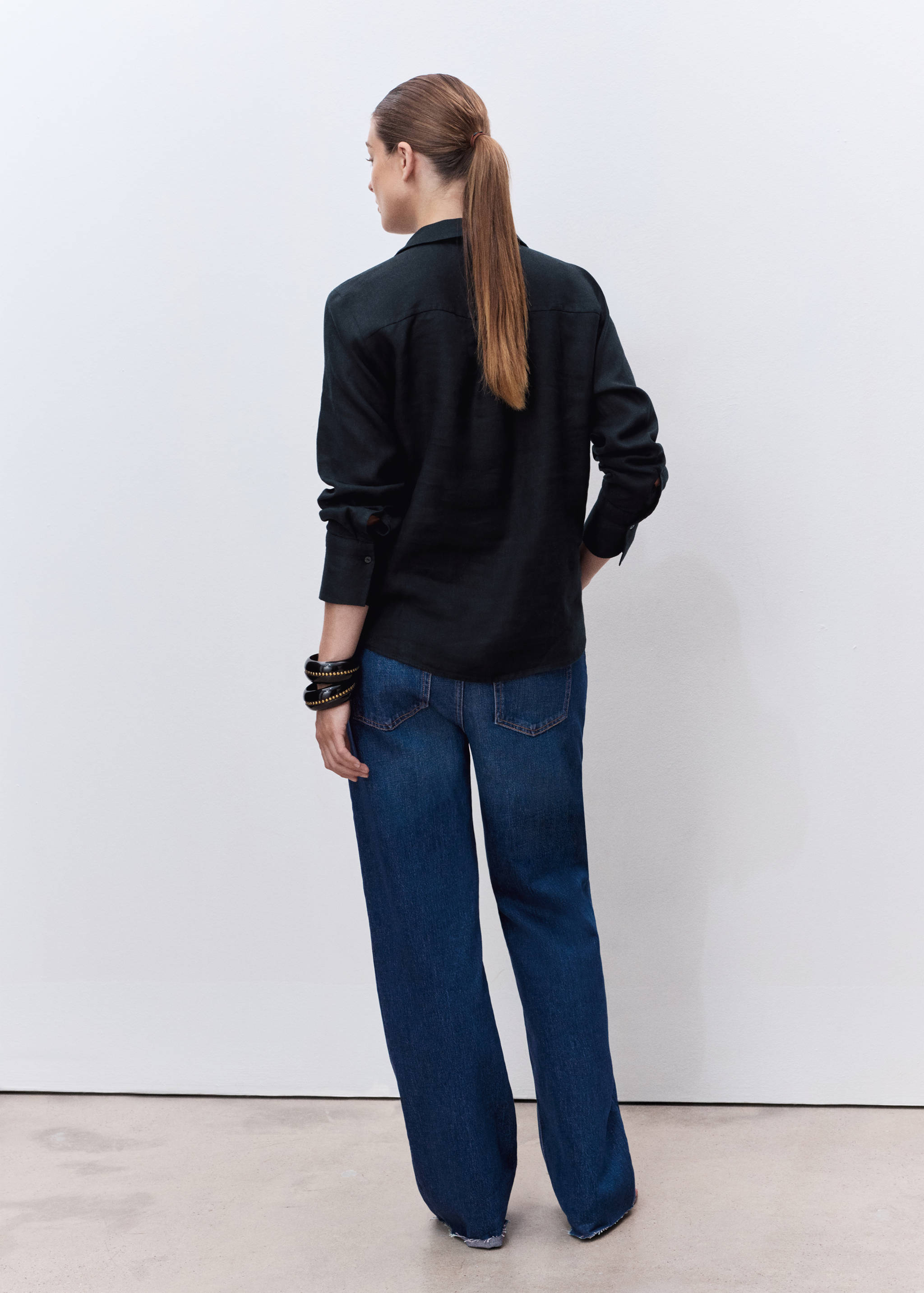 Jean large de grossesse - Verso de l’article