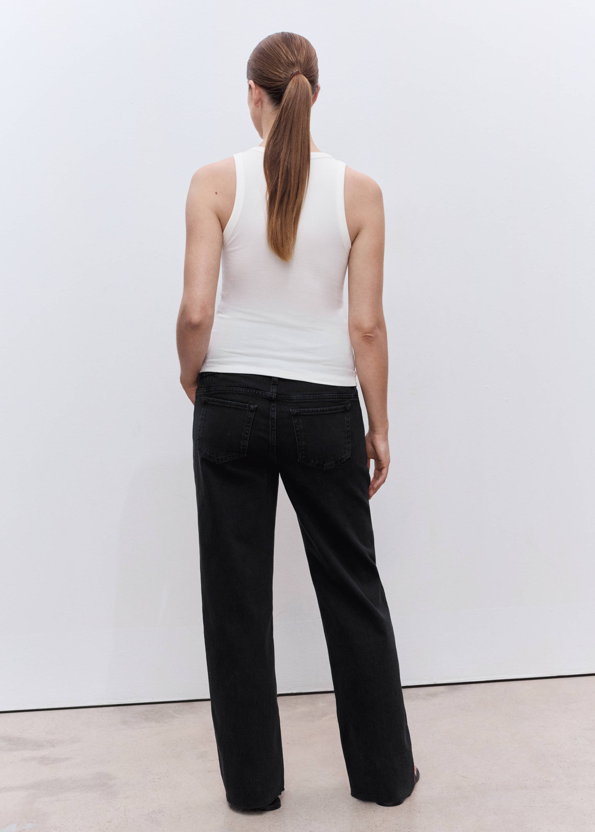 Jean large de grossesse - Verso de l’article