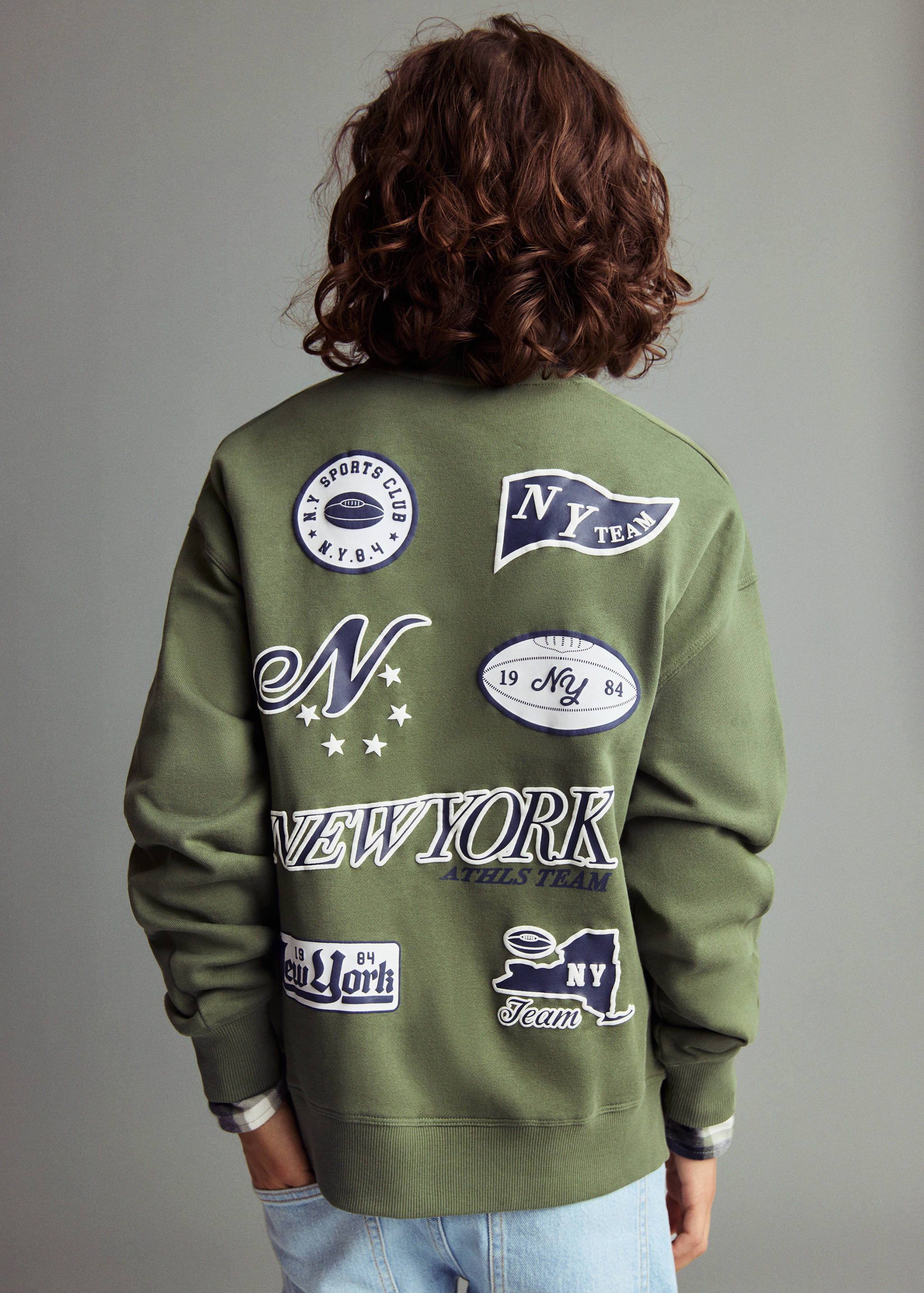 Printed embroidered sweatshirt - Details of the article 6