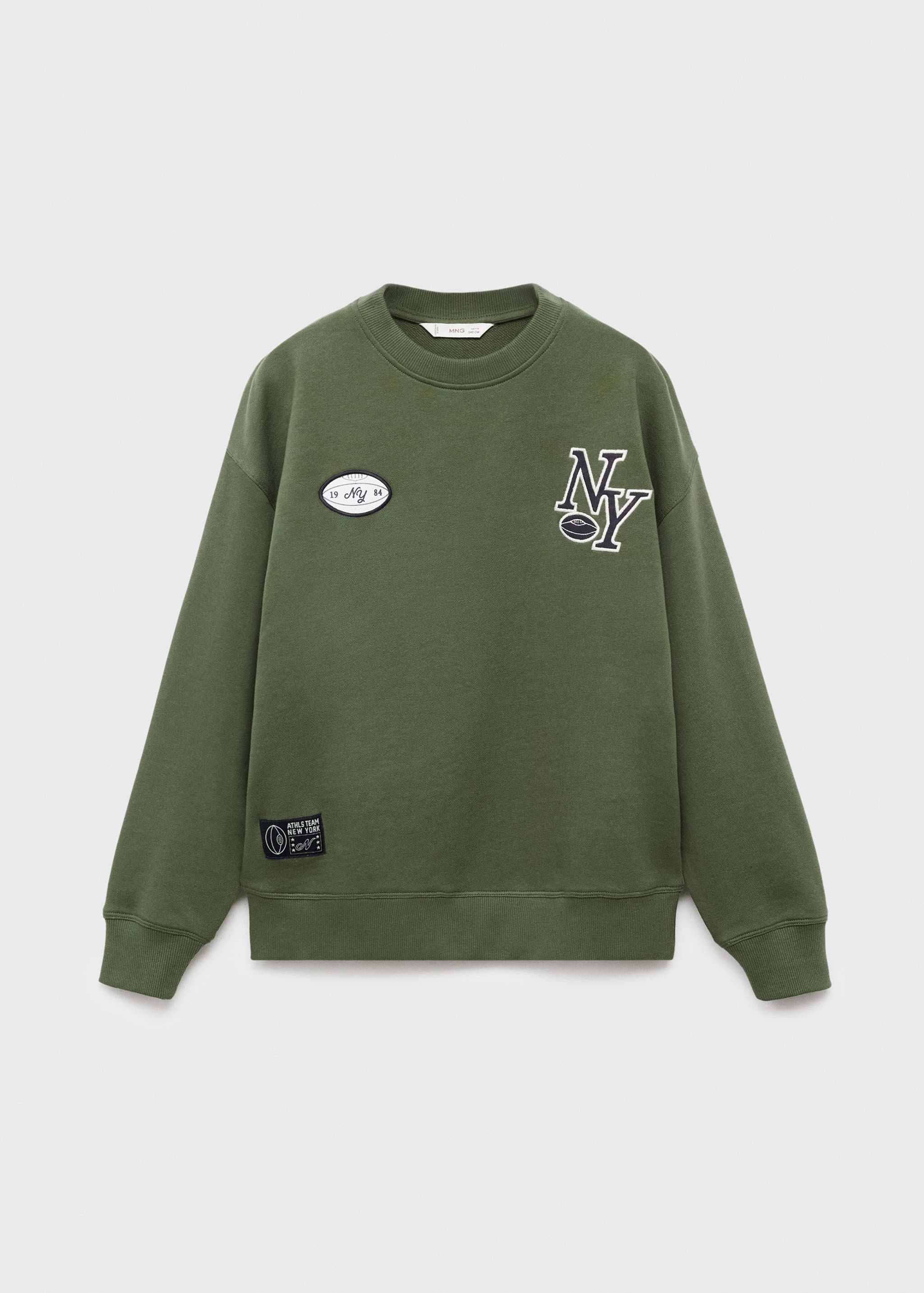 Printed embroidered sweatshirt - Article without model