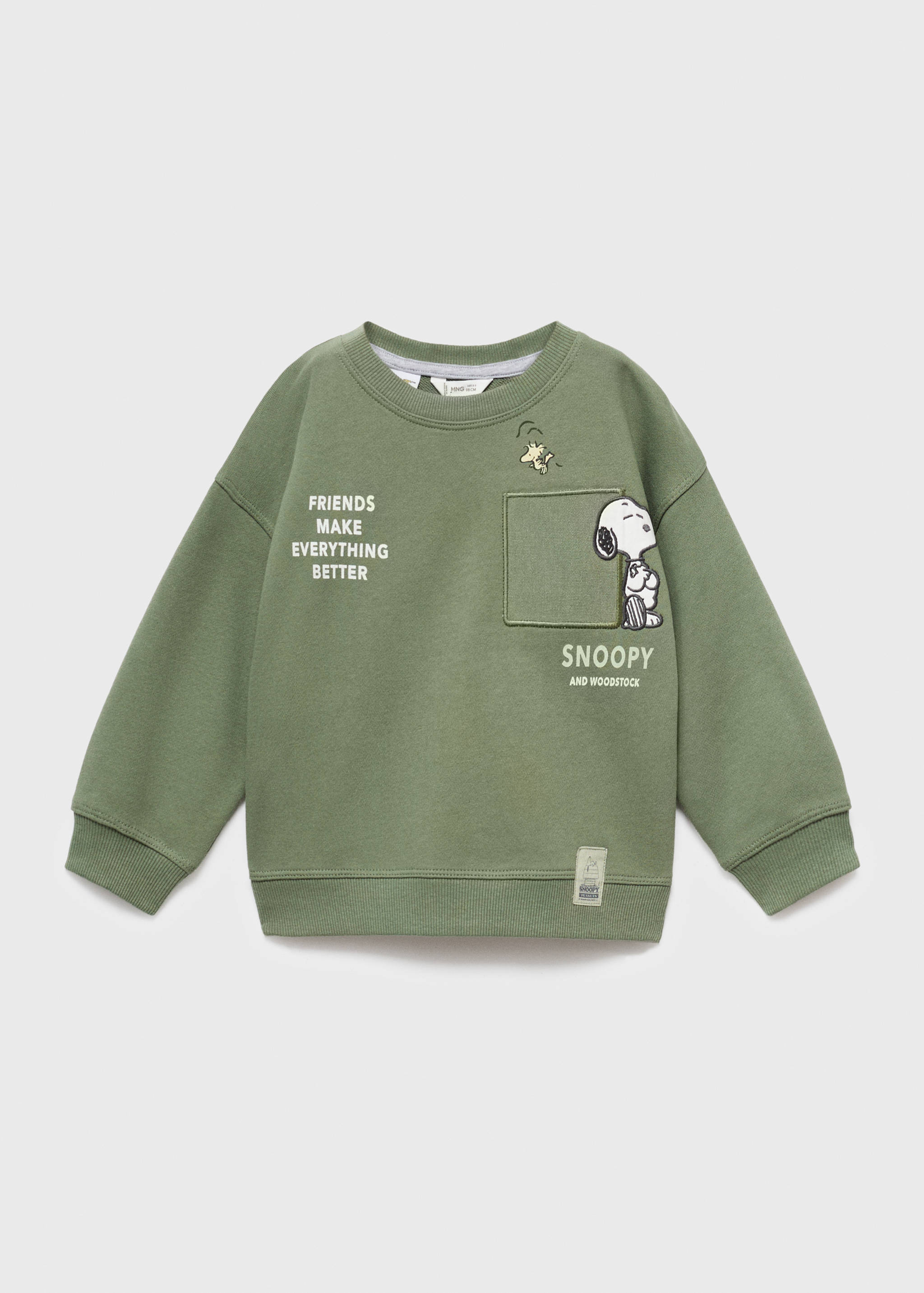 Толстовка с вышивкой Snoopy - Изделие без модели
