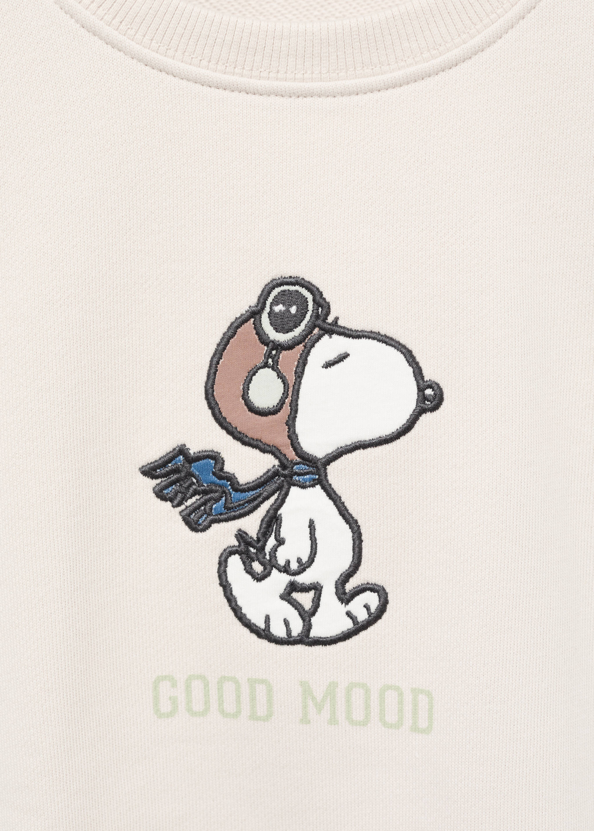 Embroidered Snoopy sweatshirt - Details of the article 8