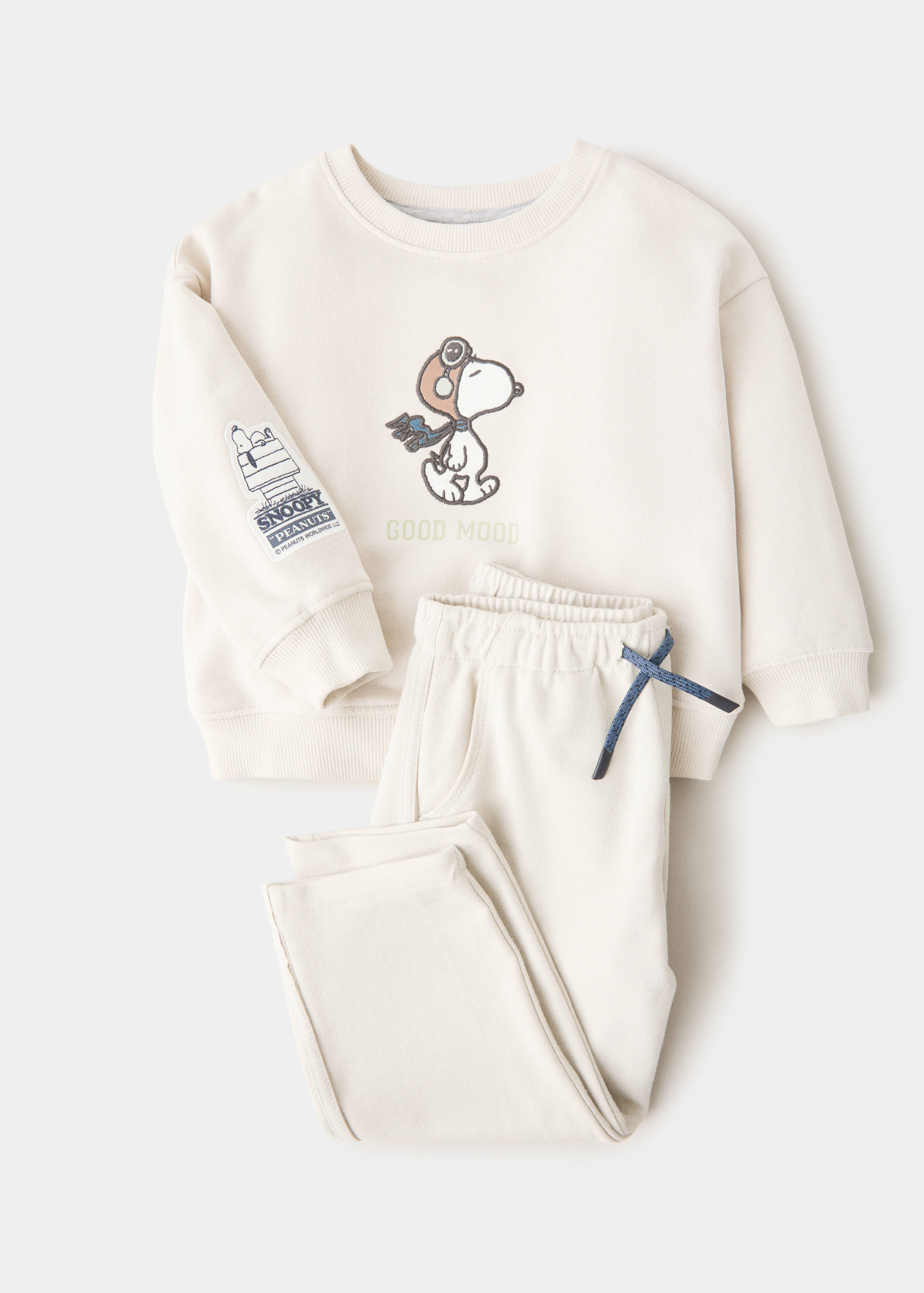 Embroidered Snoopy sweatshirt - Details of the article 0
