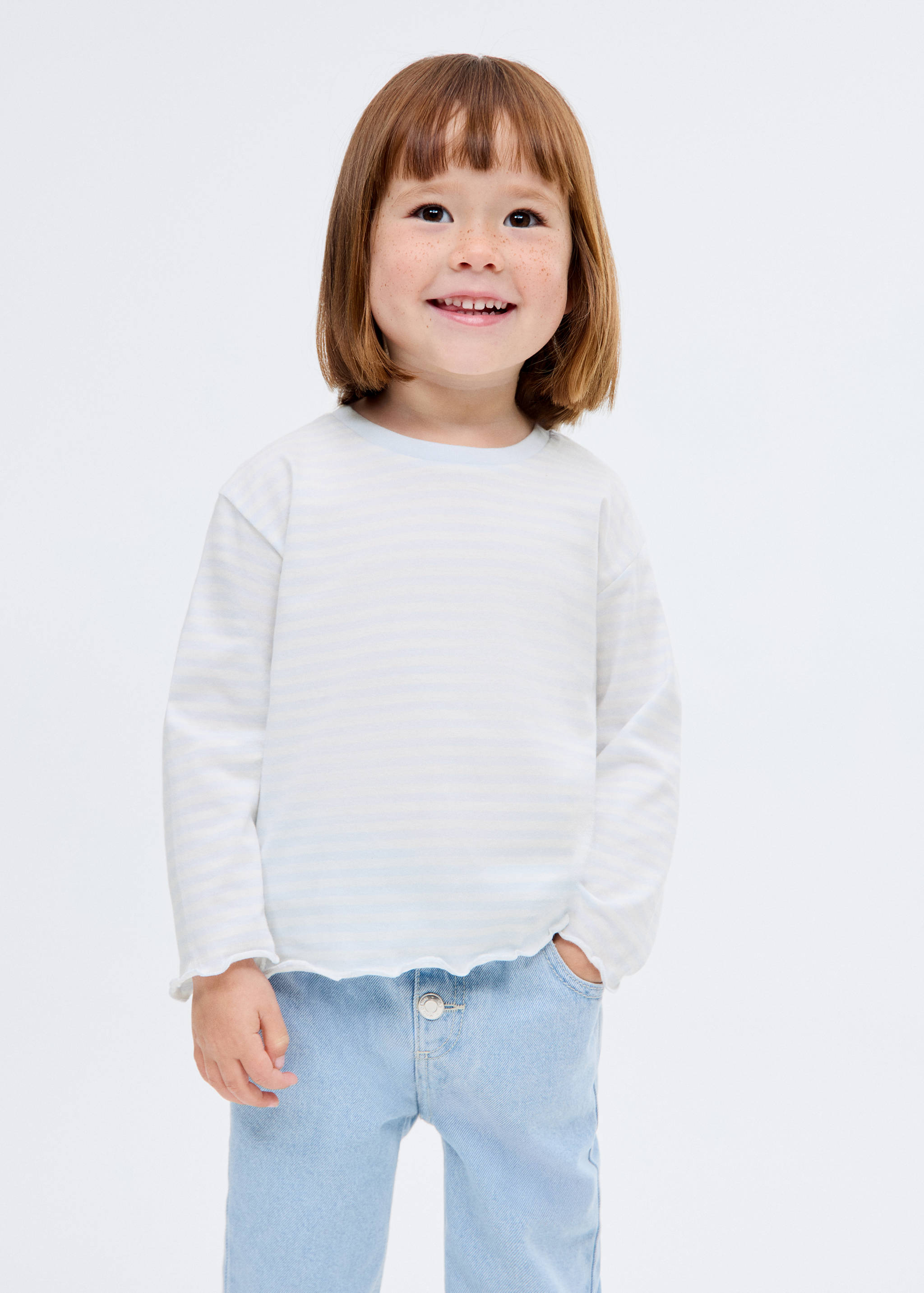 Striped cotton T-shirt - Details of the article 4