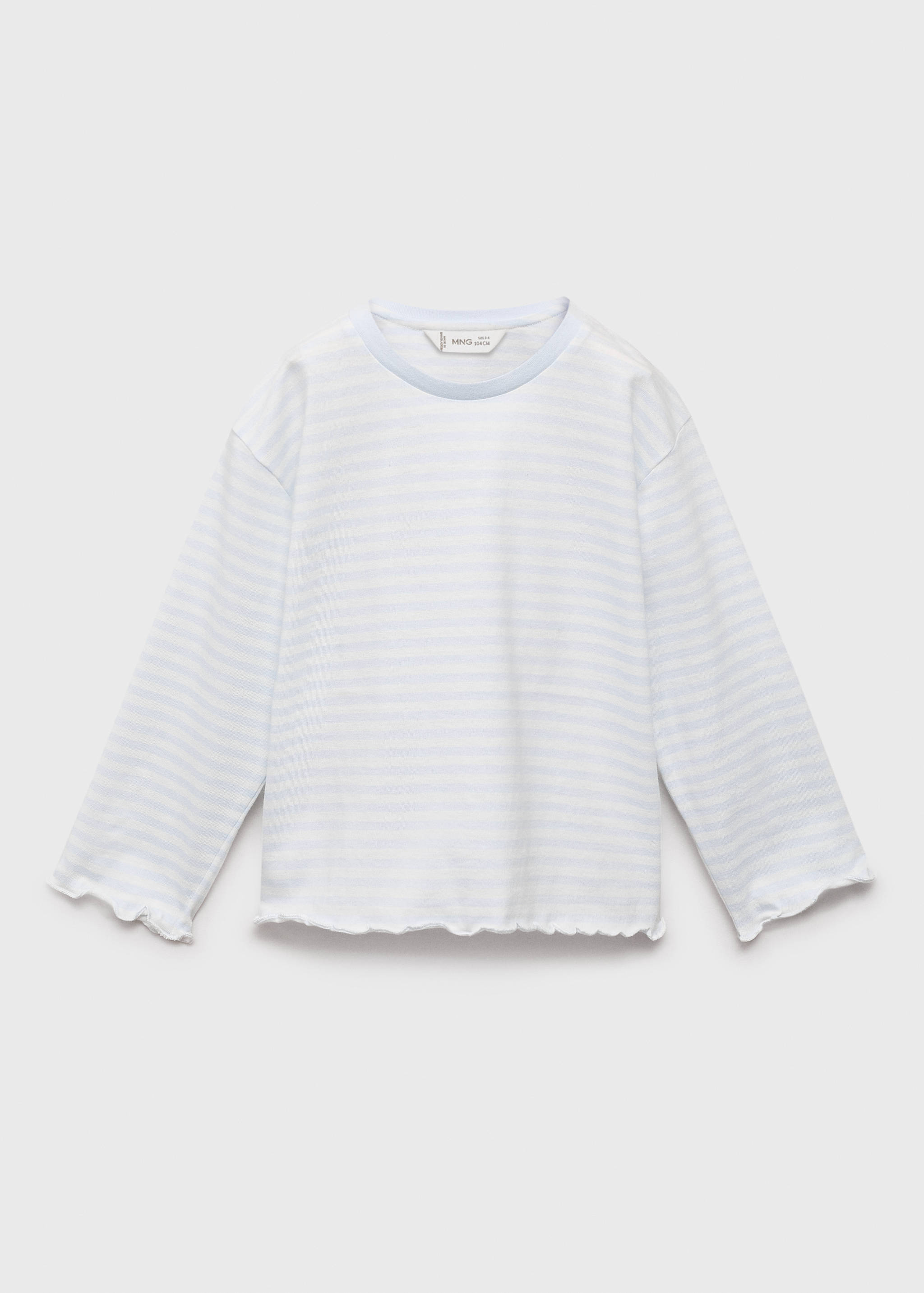 Striped cotton T-shirt - Article without model