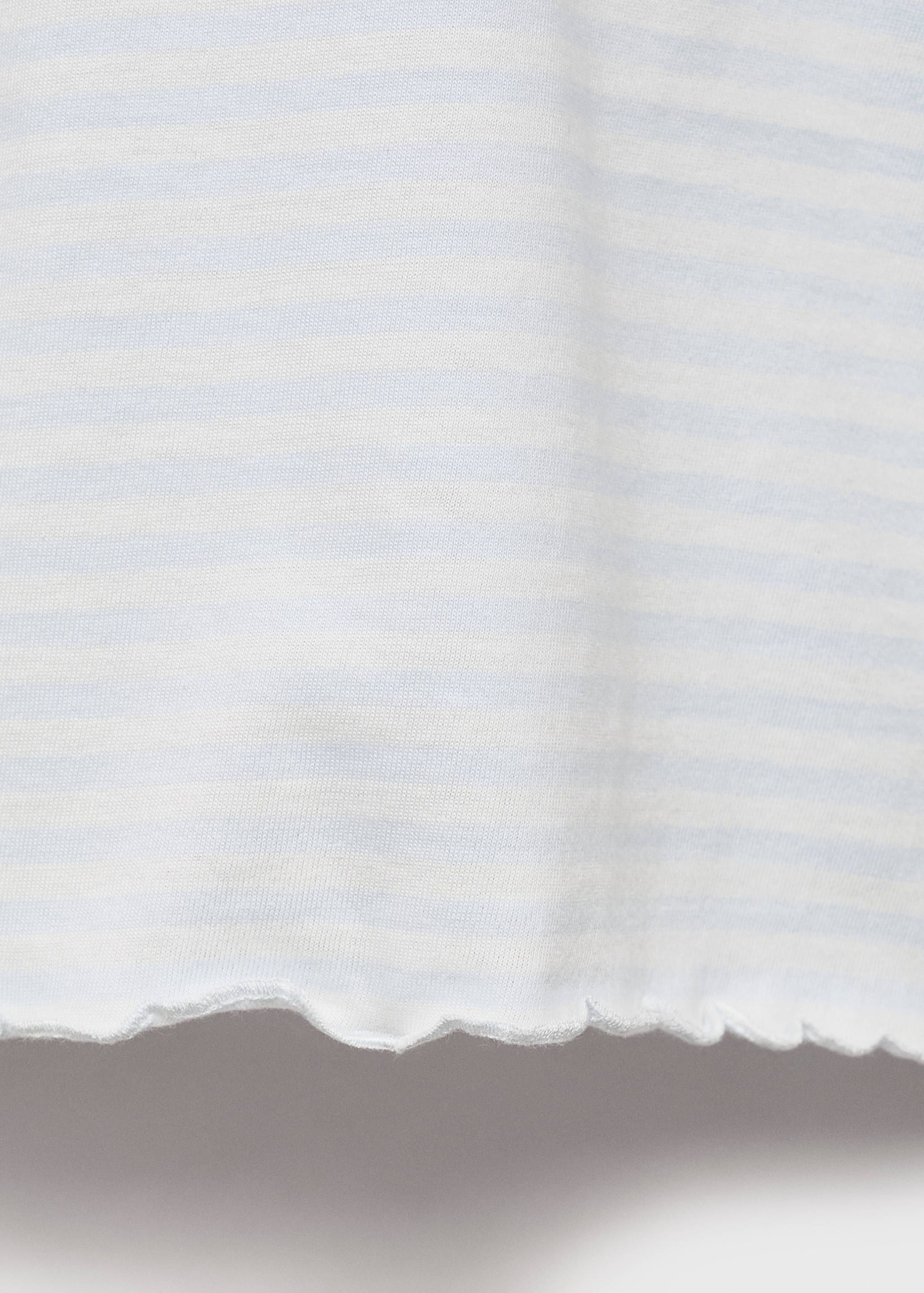 Striped cotton T-shirt - Details of the article 0