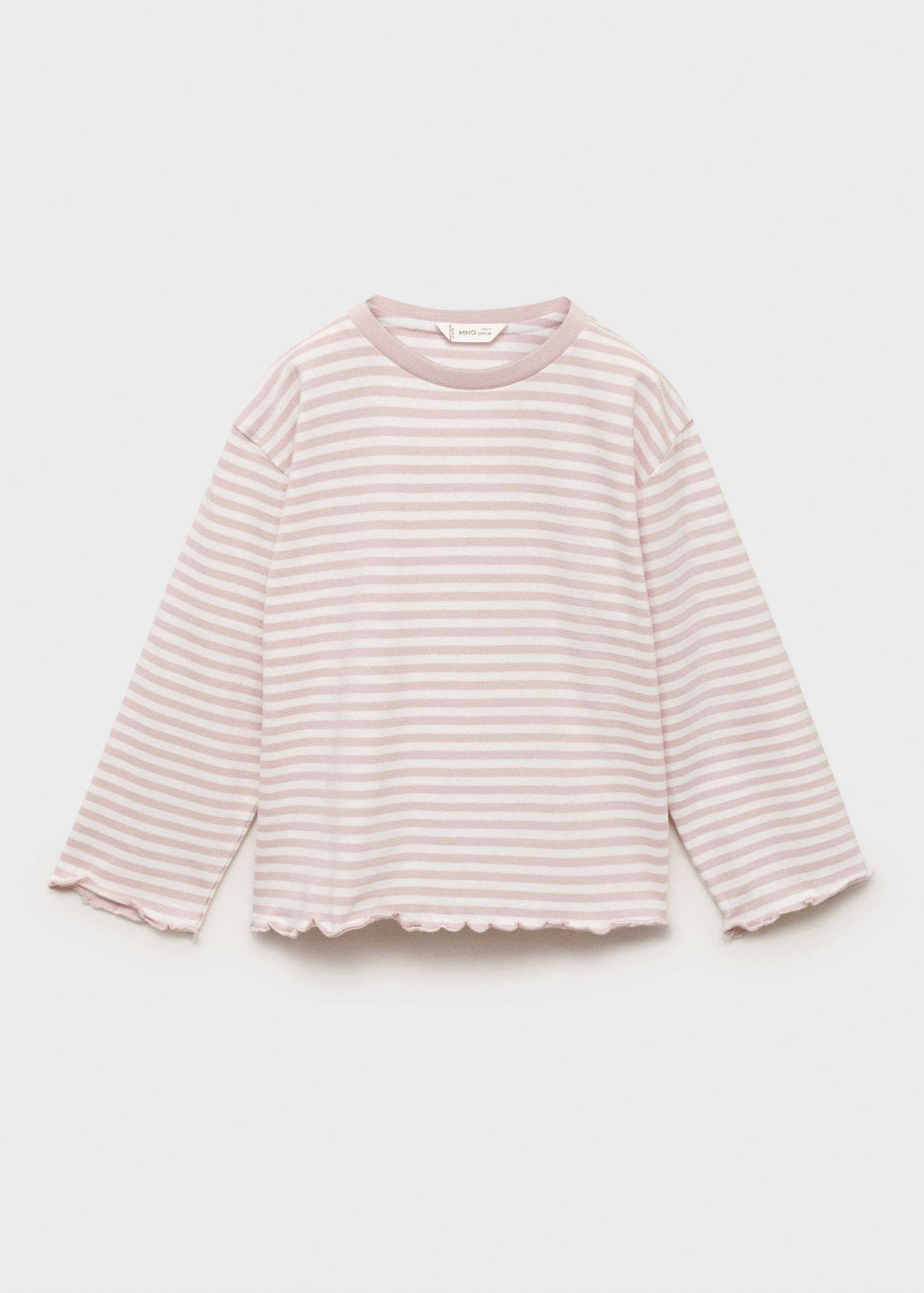Striped cotton T-shirt - Article without model