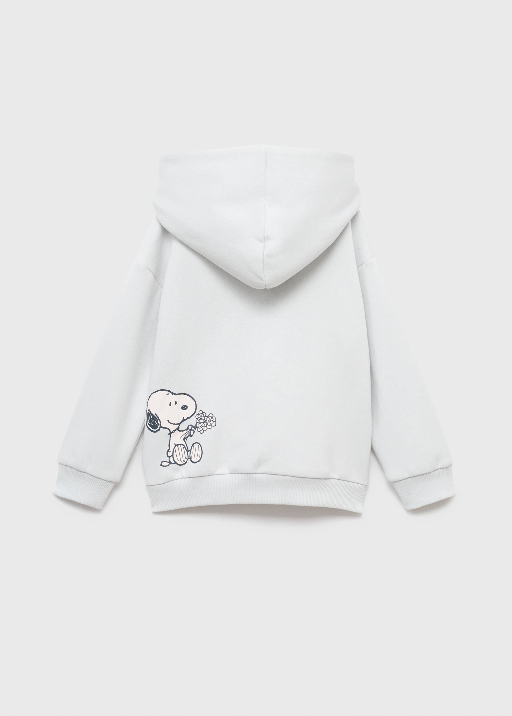 Толстовка с вышивкой Snoopy - Обратная сторона изделия, Небесно-голубой. Ref: 17015162-00.