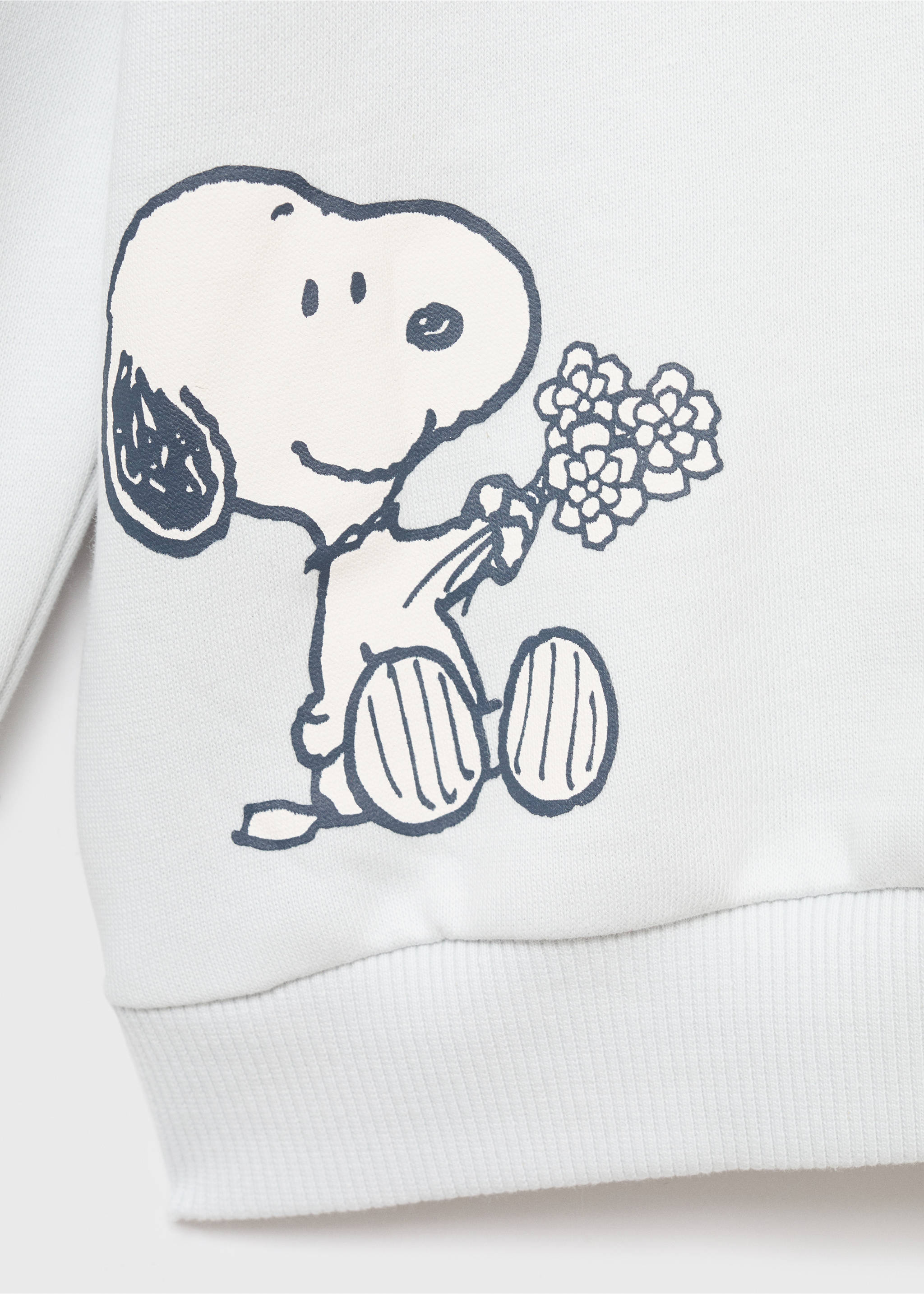 Толстовка с вышивкой Snoopy - Деталь изделия 0, Небесно-голубой. Ref: 17015162-00.
