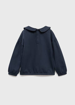 Snoopy-print sweatshirt — Navy 4