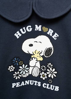 Snoopy-print sweatshirt — Navy 3