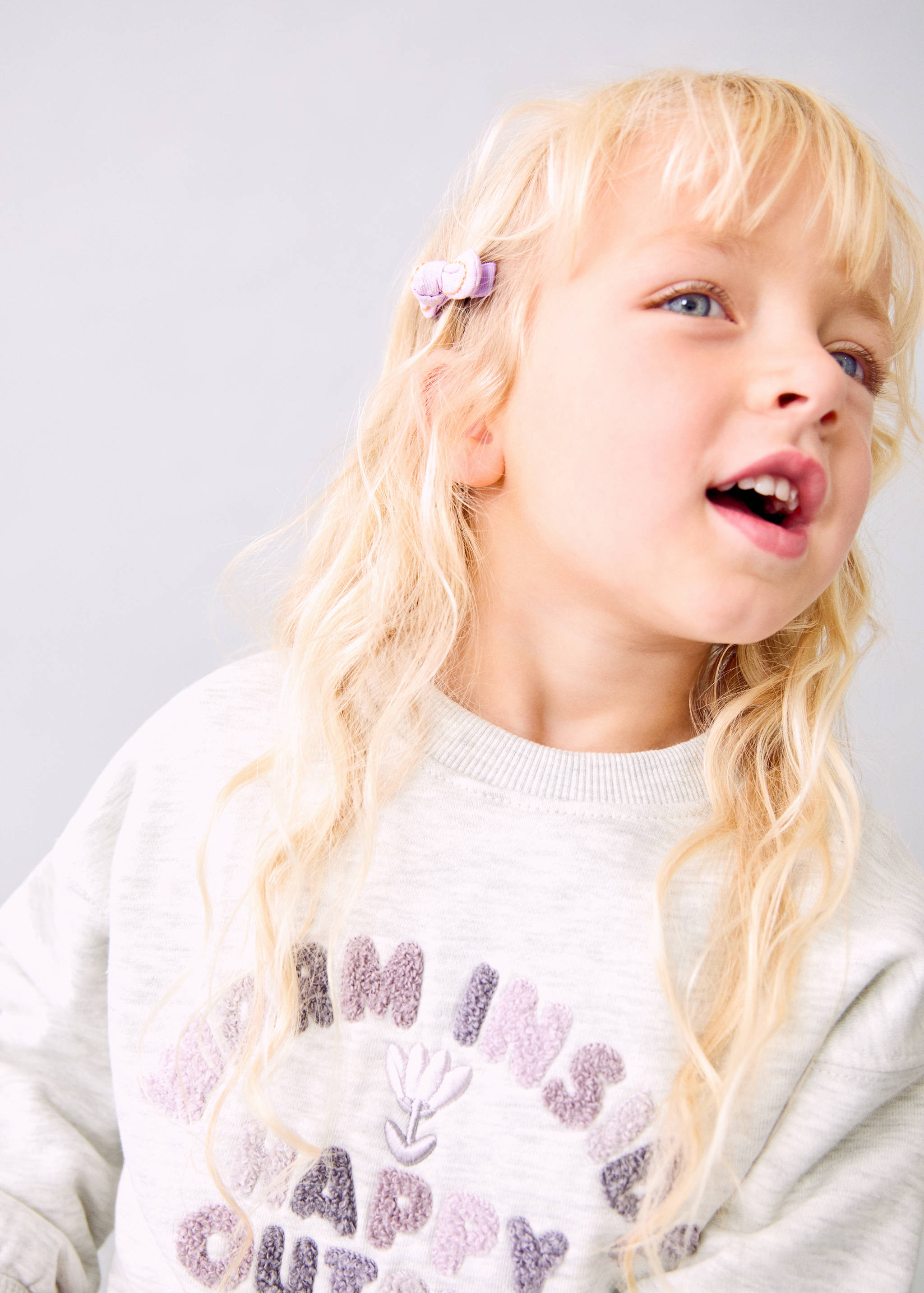 Sweat-shirt broderie florale - Détail de l'article 1