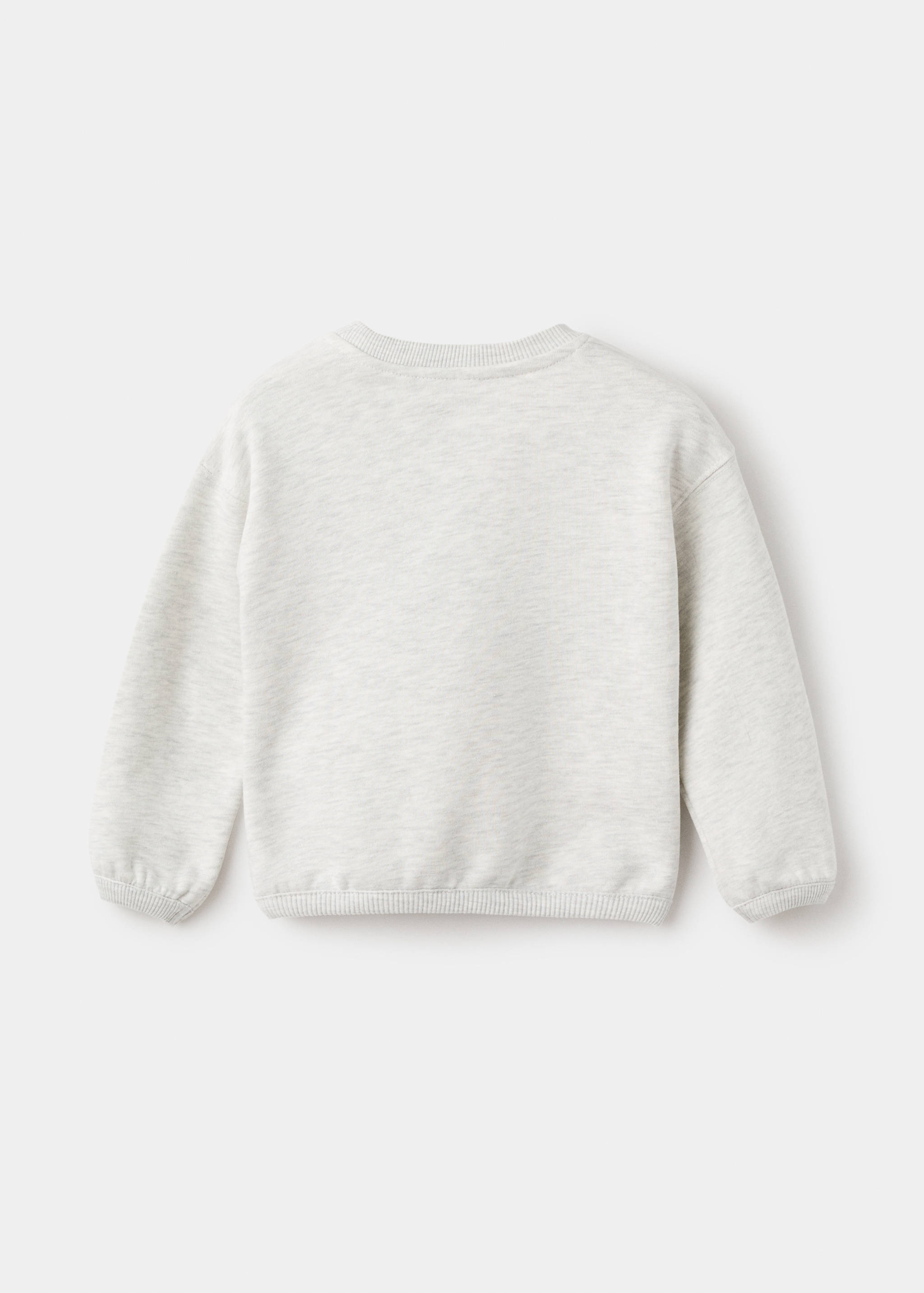 Sweat-shirt broderie florale - Verso de l’article