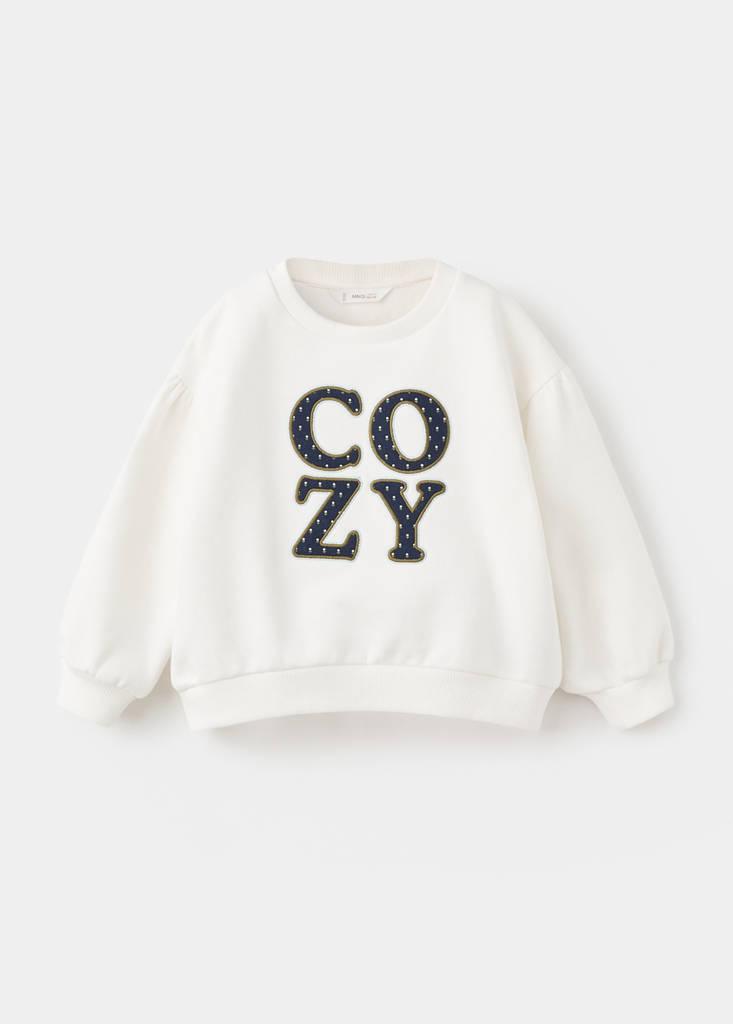Floral embroidered sweatshirt — Off White