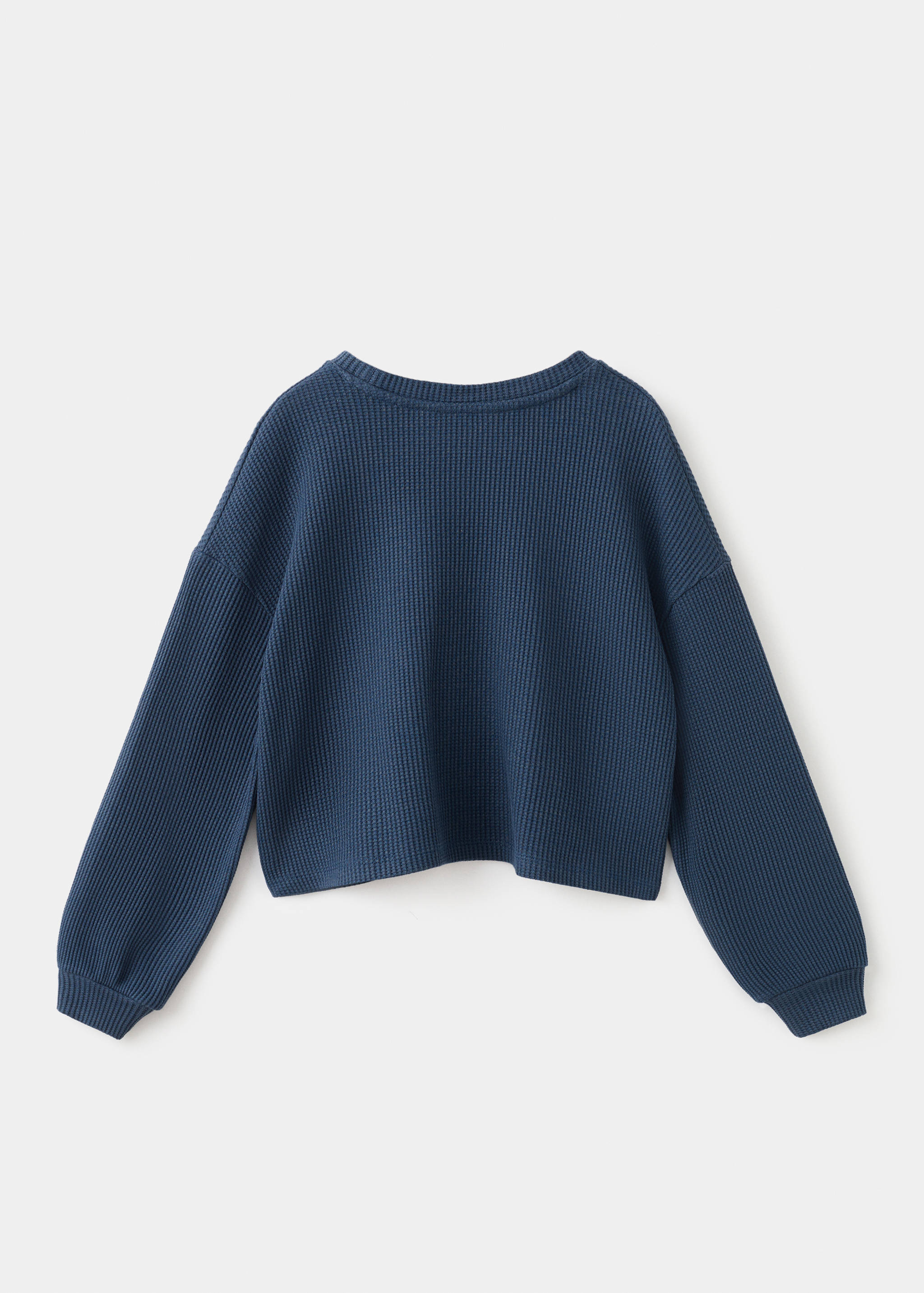 Printed cotton sweatshirt - Reverse of the article