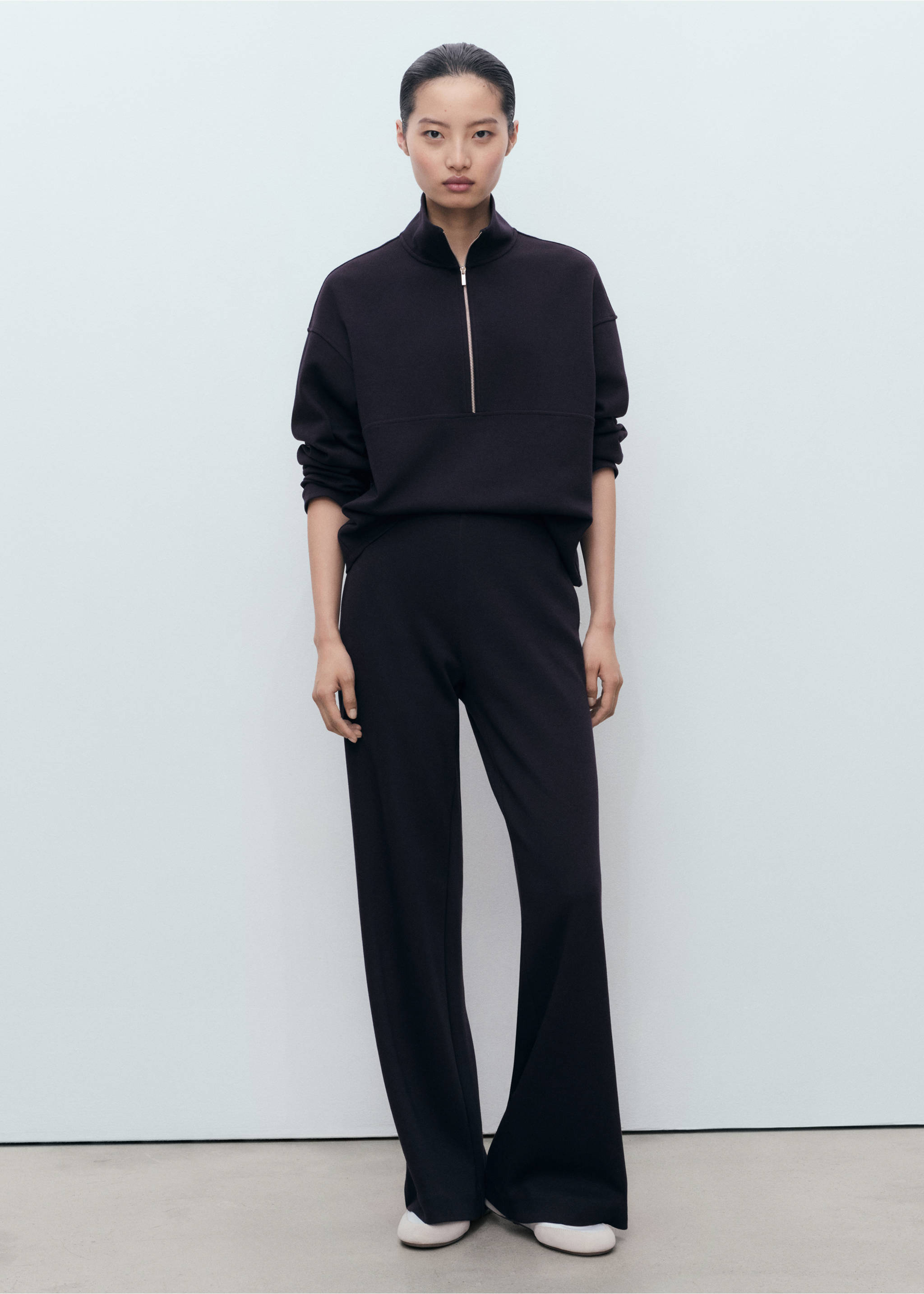 Turtleneck sweatshirt with zip - General plane, Navy. Ref: 17015171-00.