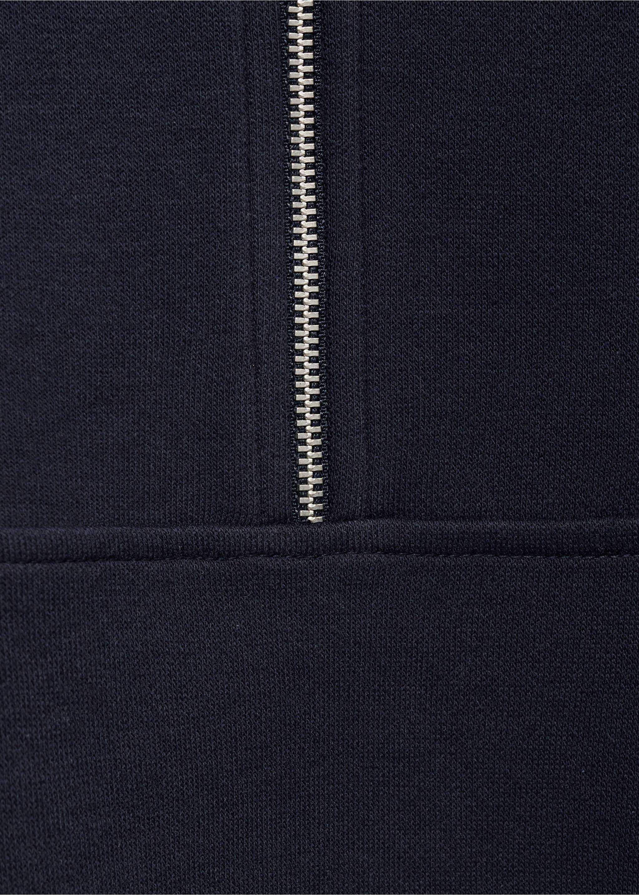 Turtleneck sweatshirt with zip - Details of the article 0, Navy. Ref: 17015171-00.