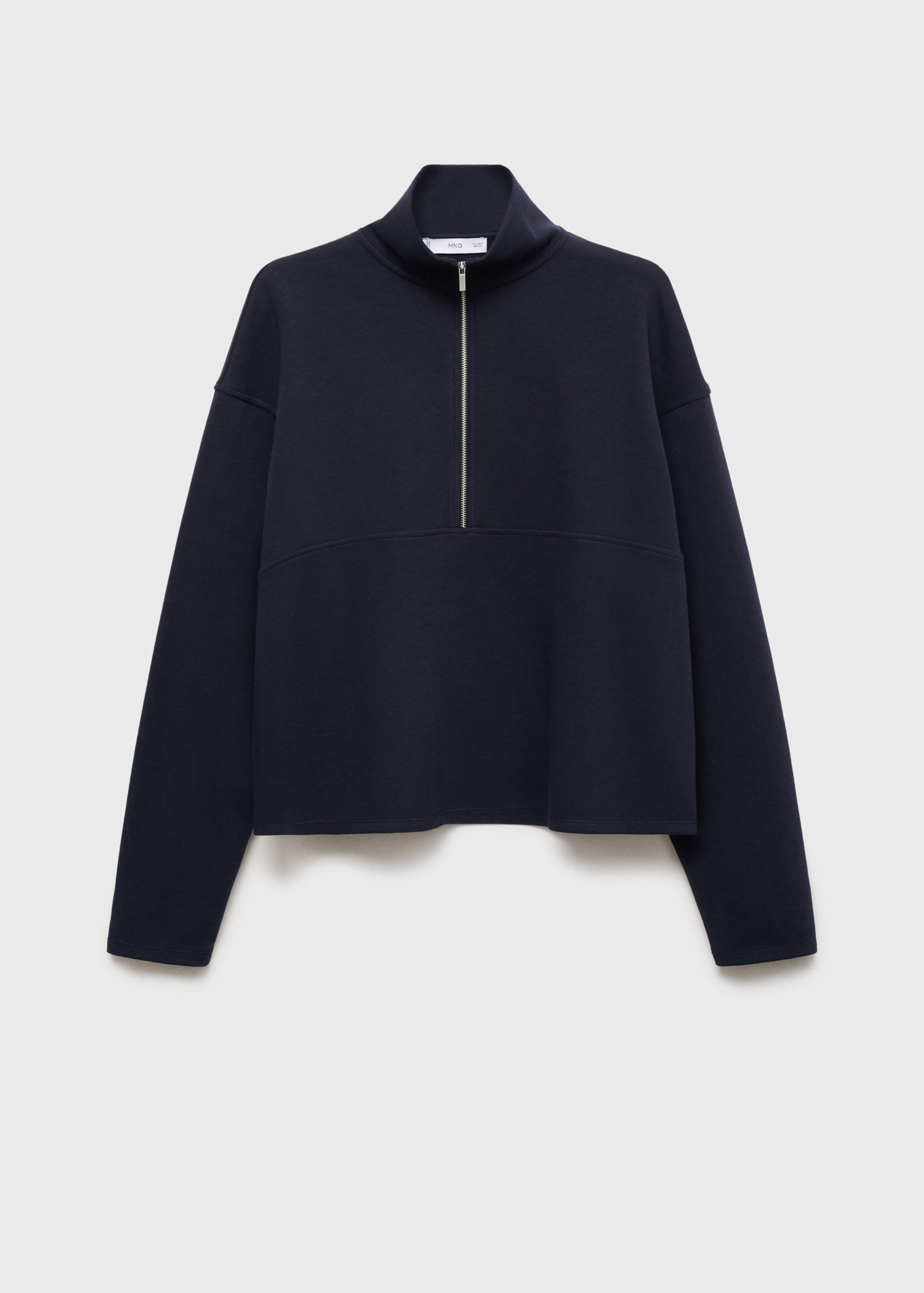 Turtleneck sweatshirt with zip - Article without model