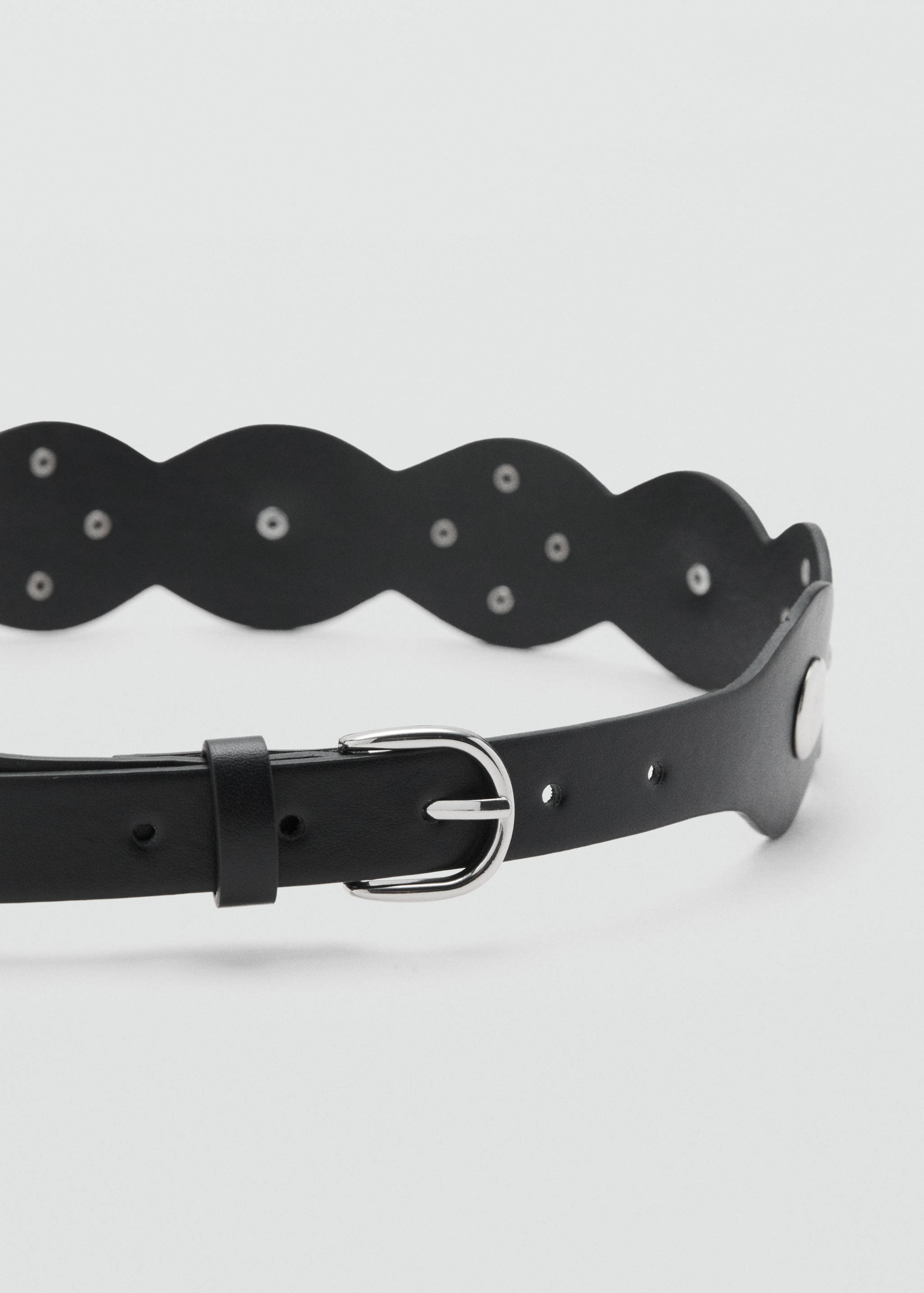 Wide studded belt - Medium plane