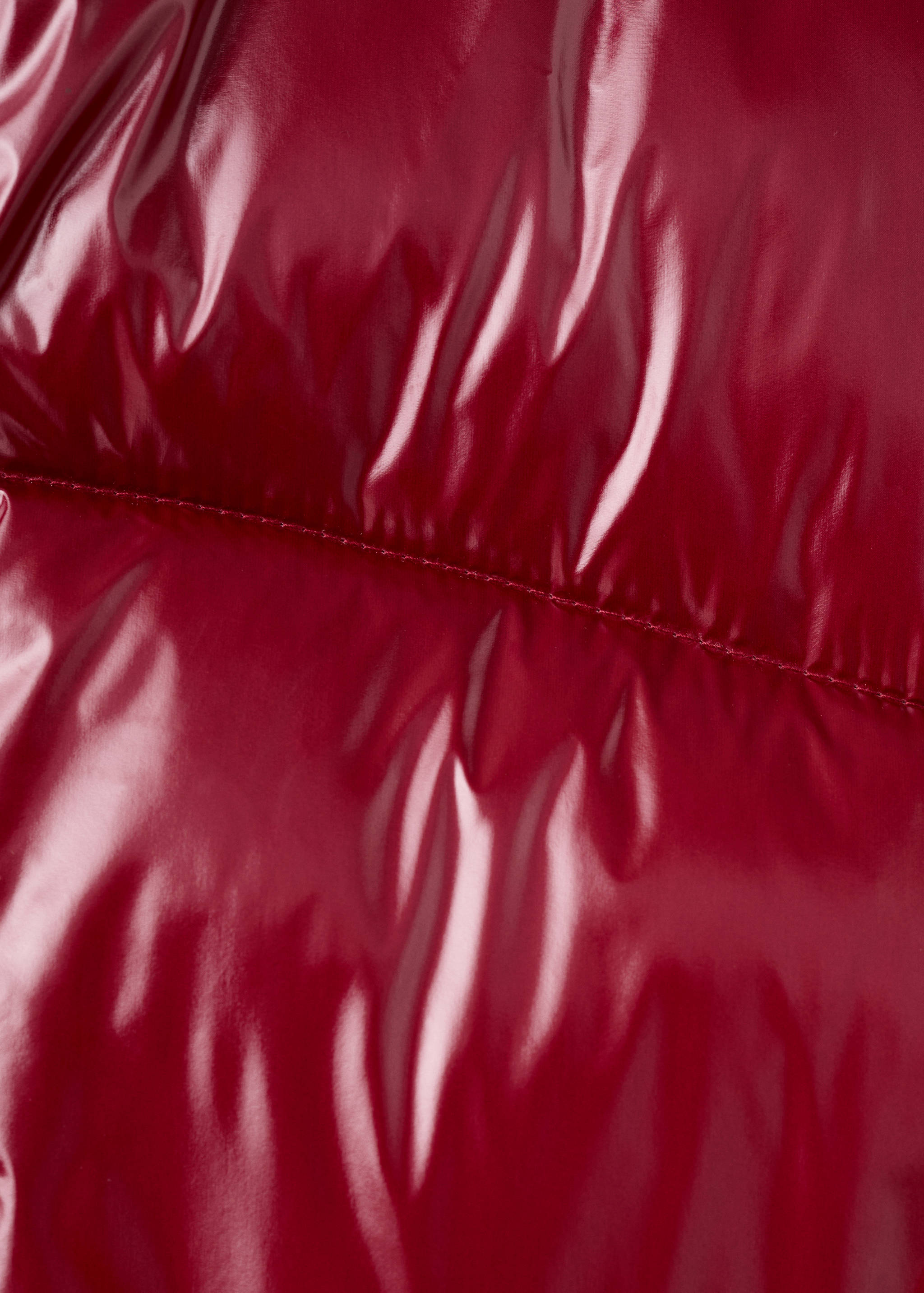Shiny quilted anorak - Details of the article 0