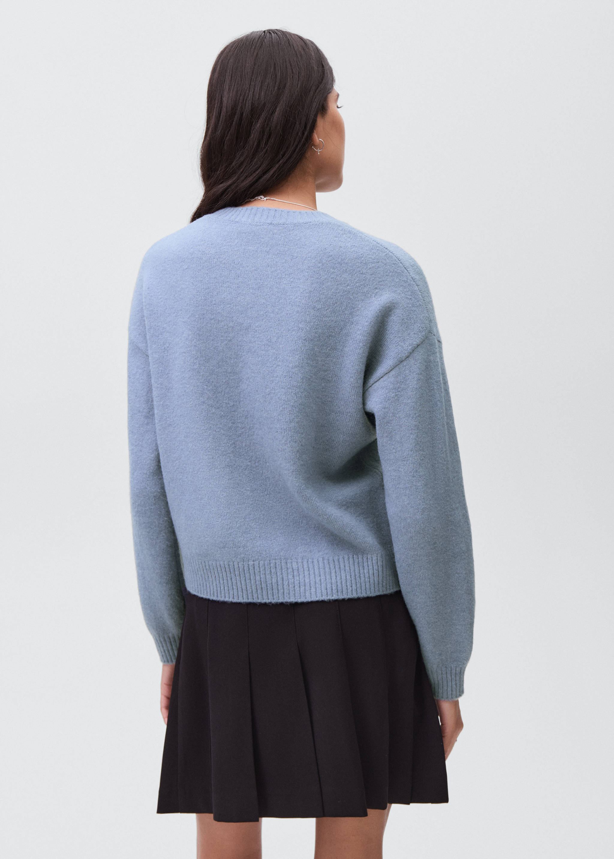 Knit sweater - Reverse of the article