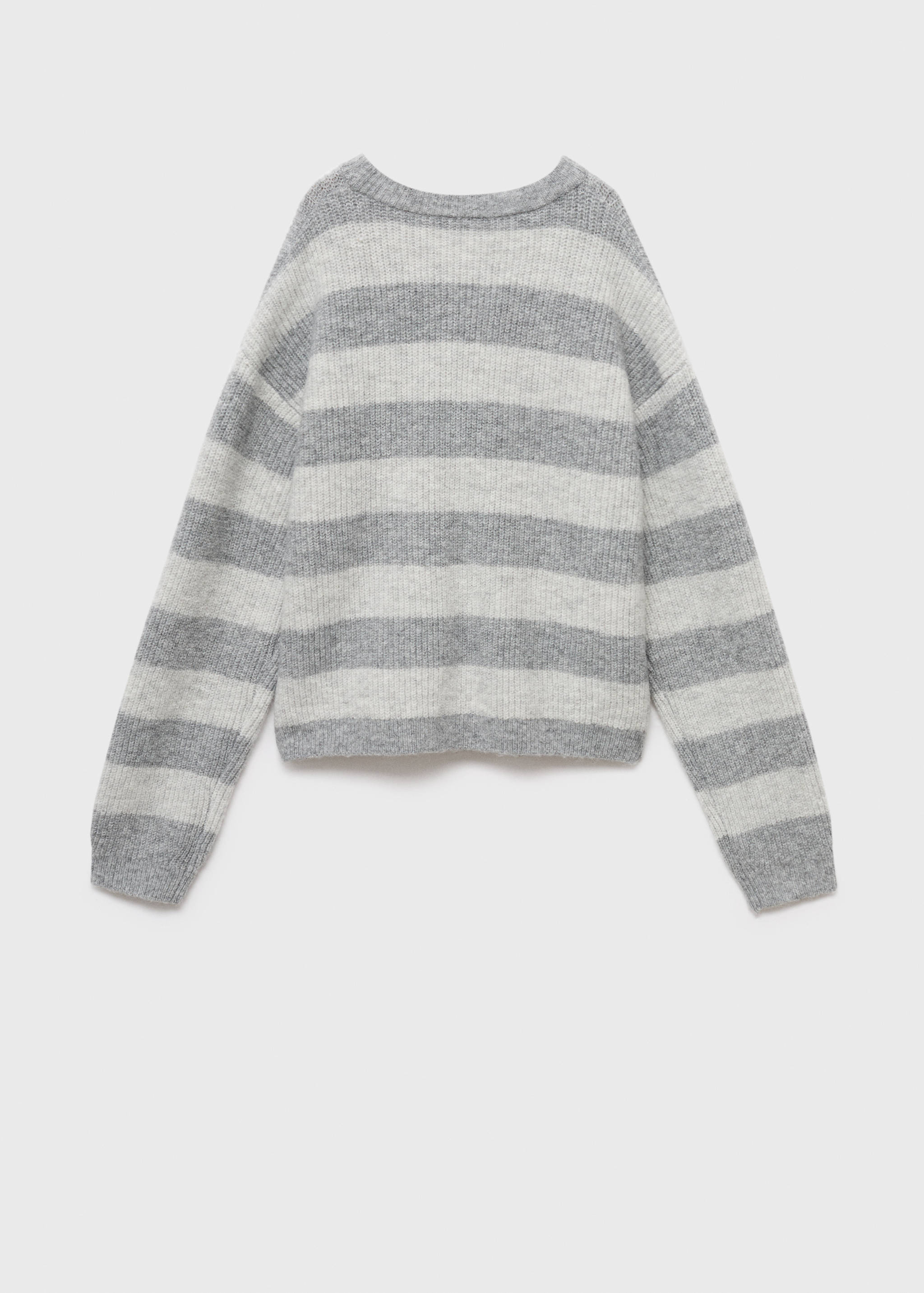 Knit striped sweater - Reverse of the article