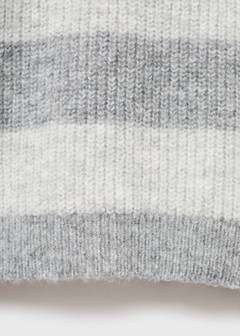 Knit striped sweater — Medium Heather Grey 7