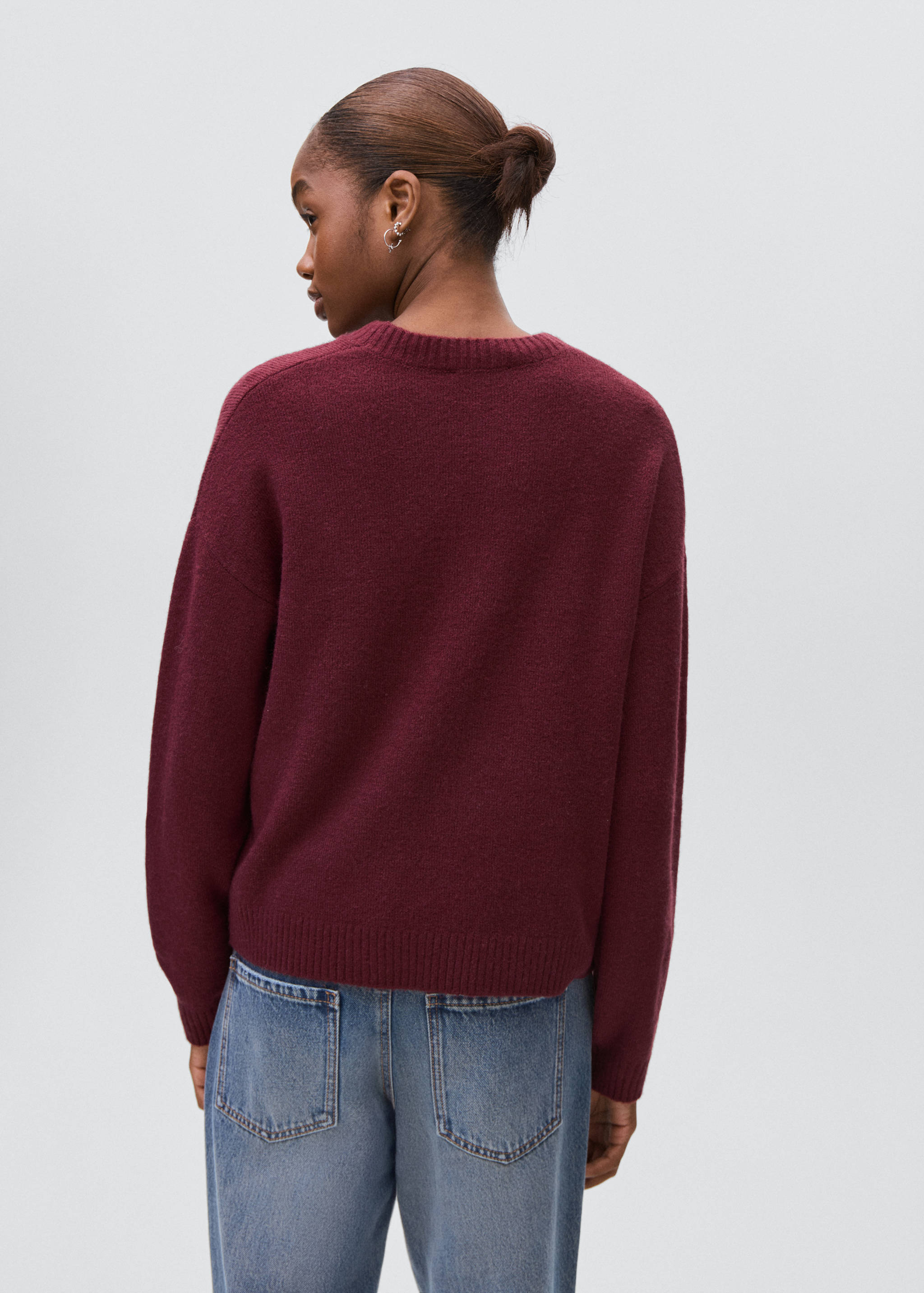 Knit sweater - Reverse of the article