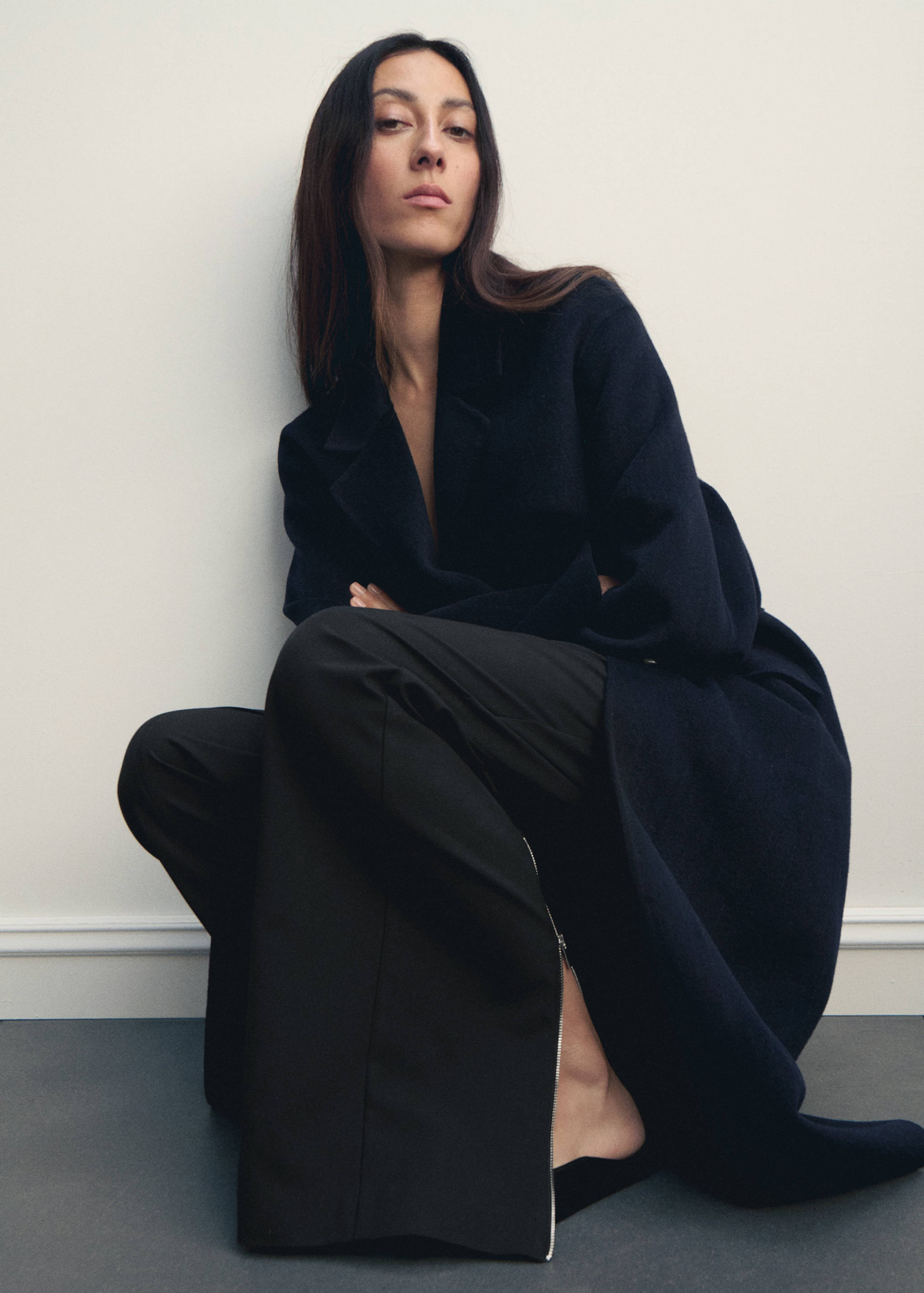 Long wool coat - Details of the article 2