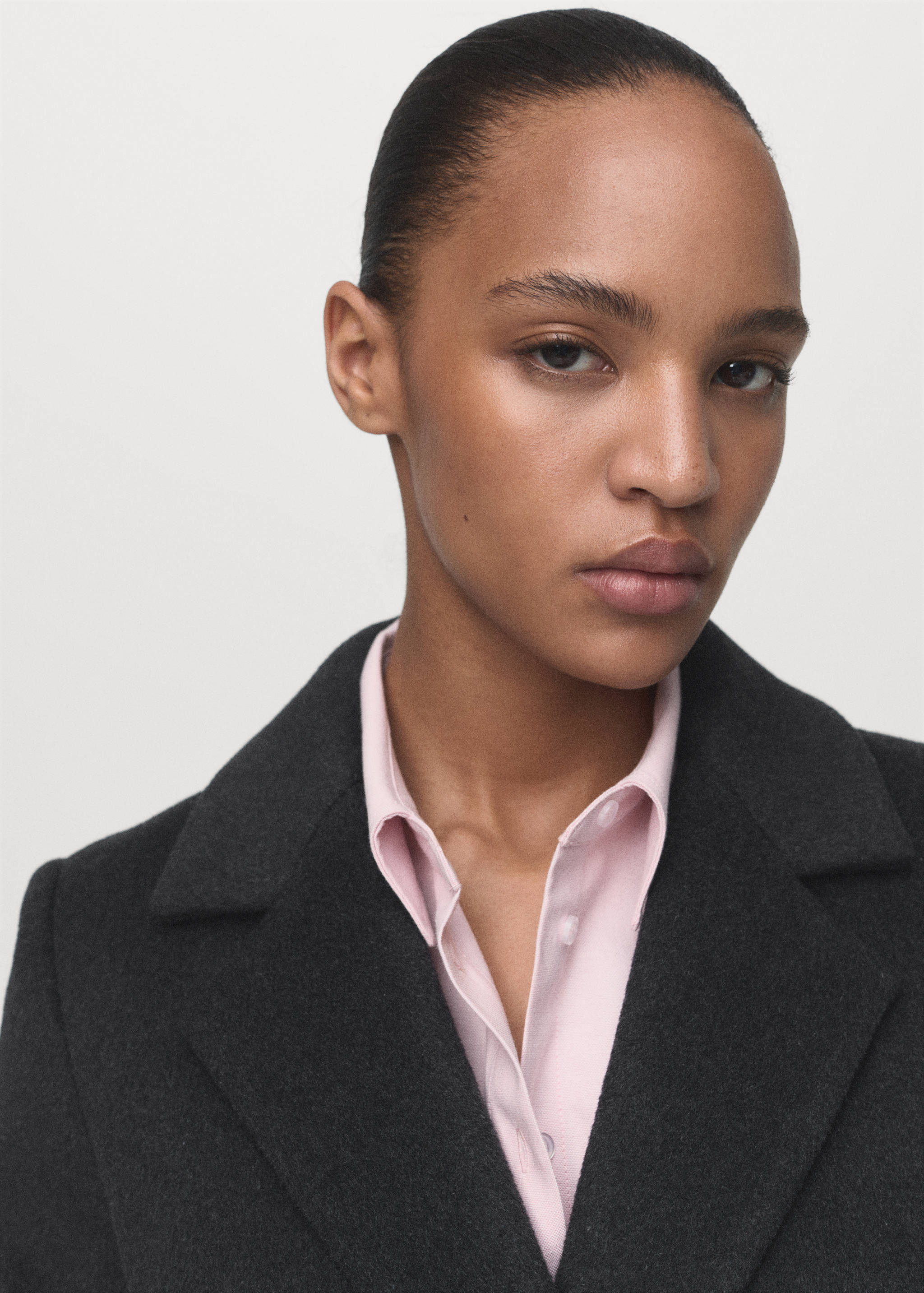 Double-breasted wool coat - Details of the article 1