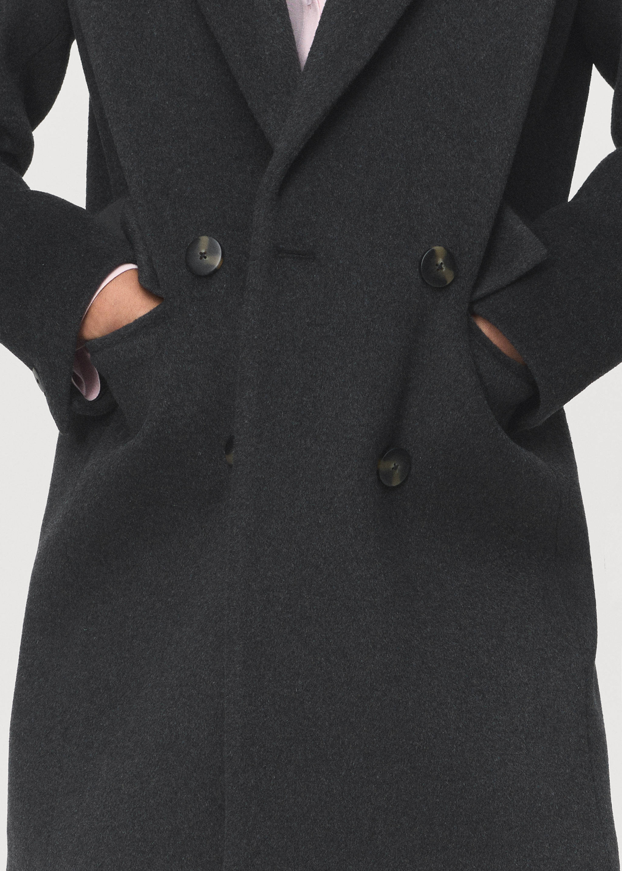 Double-breasted wool coat - Details of the article 6