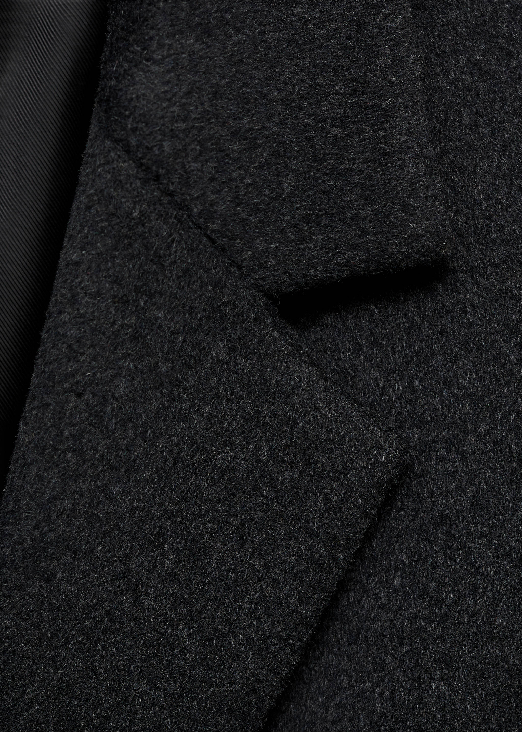 Manteau en laine à double boutonnage - Détail de l'article 8, Gris. Ref: 17015800-00.