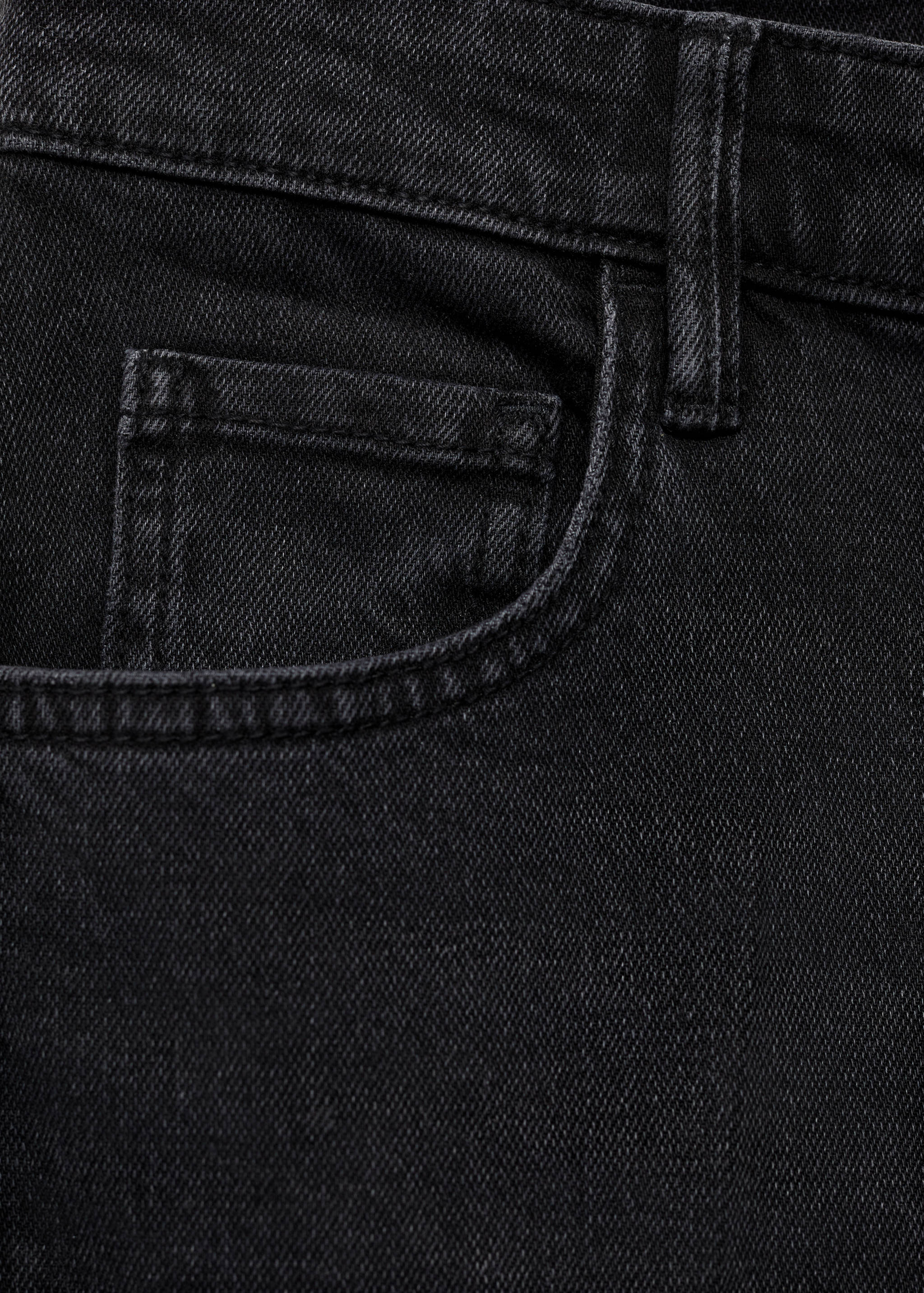 High-waisted wideleg jeans - Details of the article 0