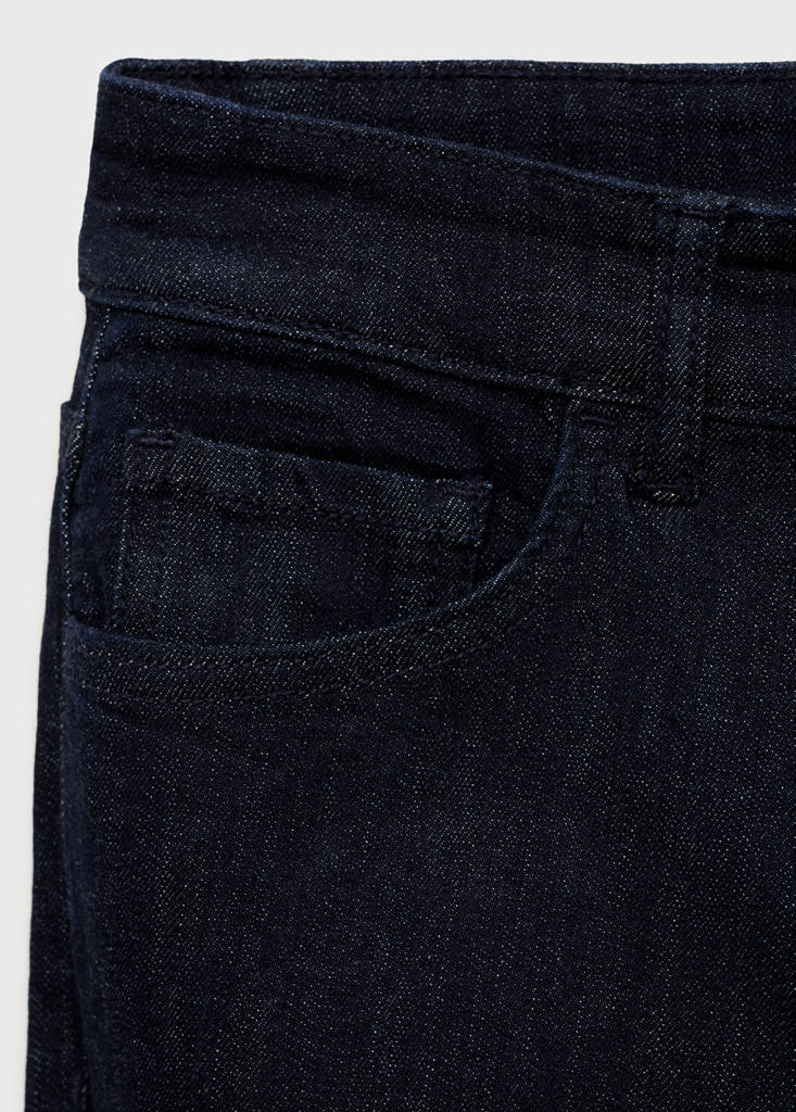Flare jeans mid rise rinse wash — Open Blue