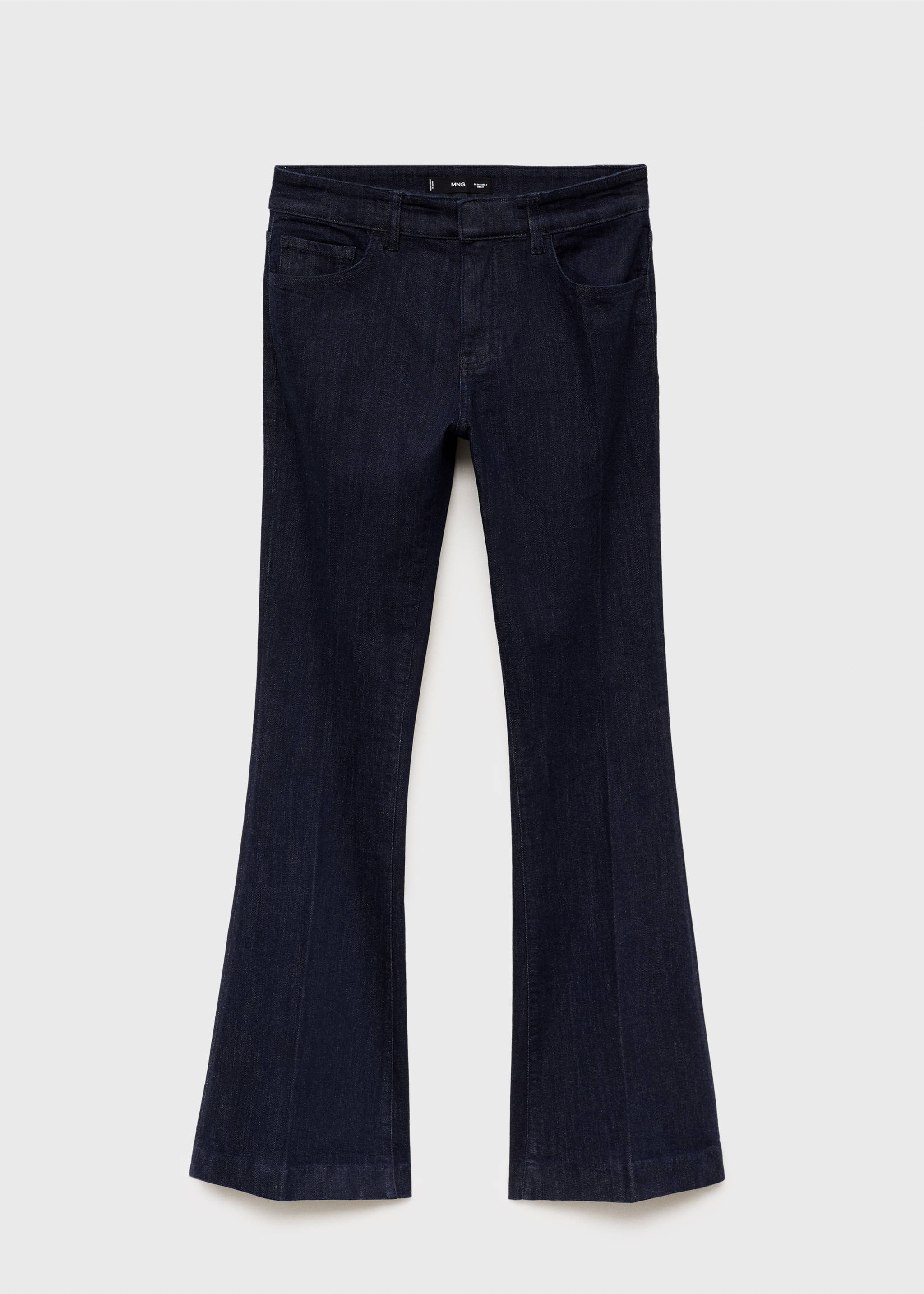 Rinse-wash mid-rise flared jeans - Artikel zonder model, Open blauw. Ref: 17015804-00.