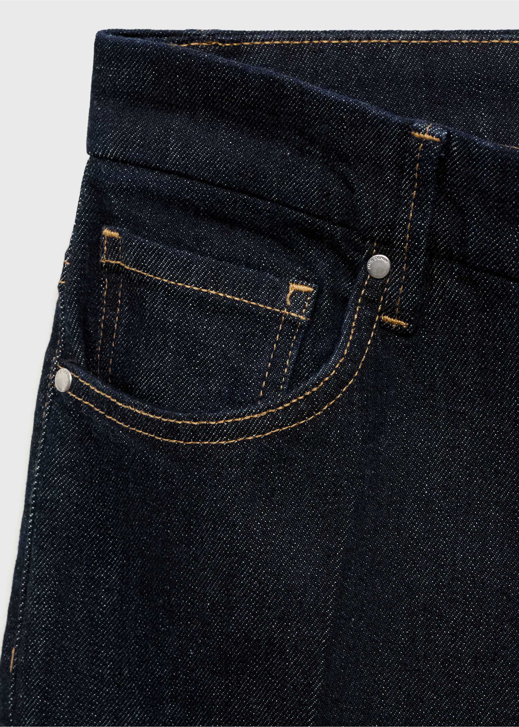 Violet flared high-rise jeans - Details of the article 8, Open Blue. Ref: 17015805-00.