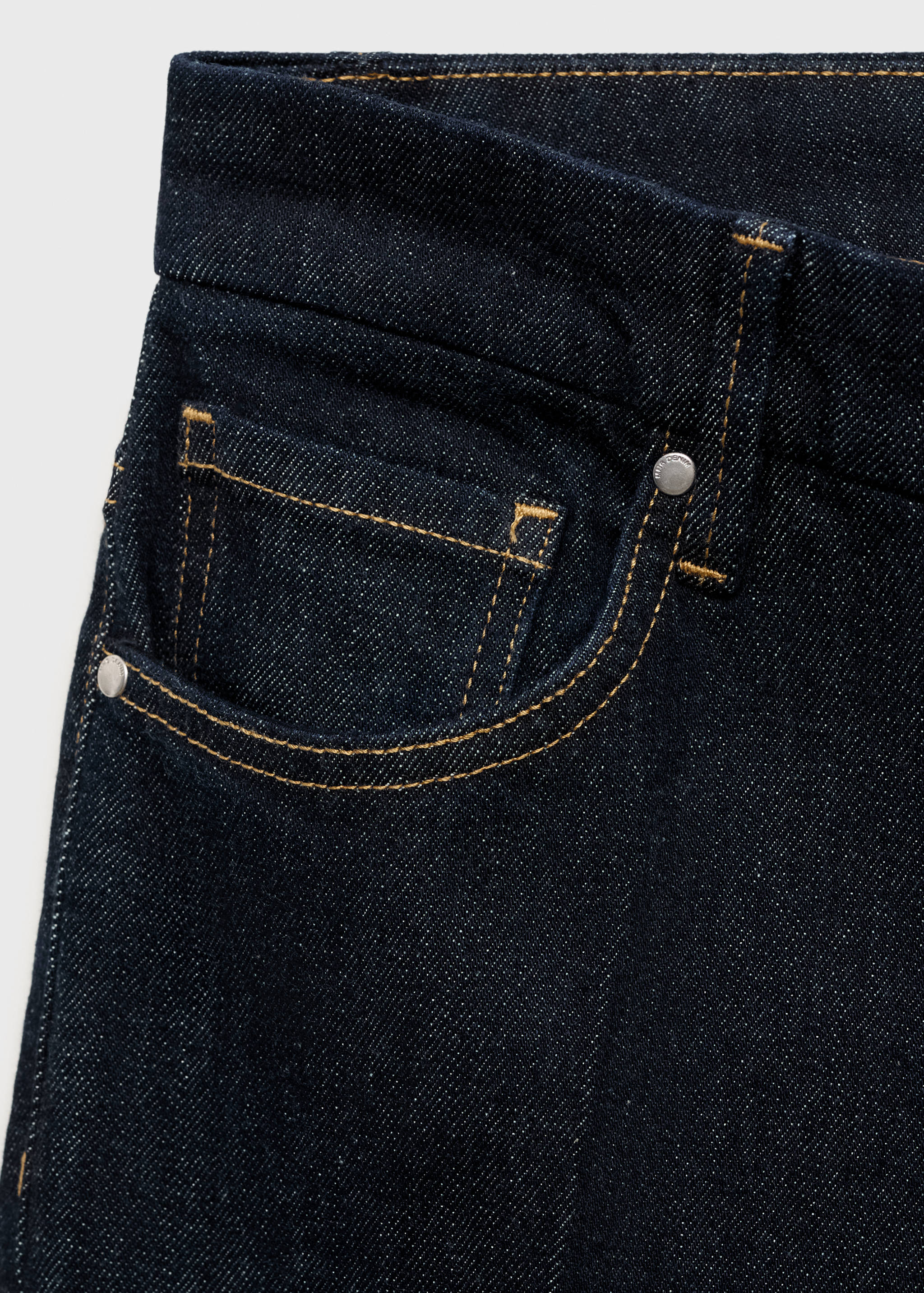Violet flared high-rise jeans - Details of the article 8