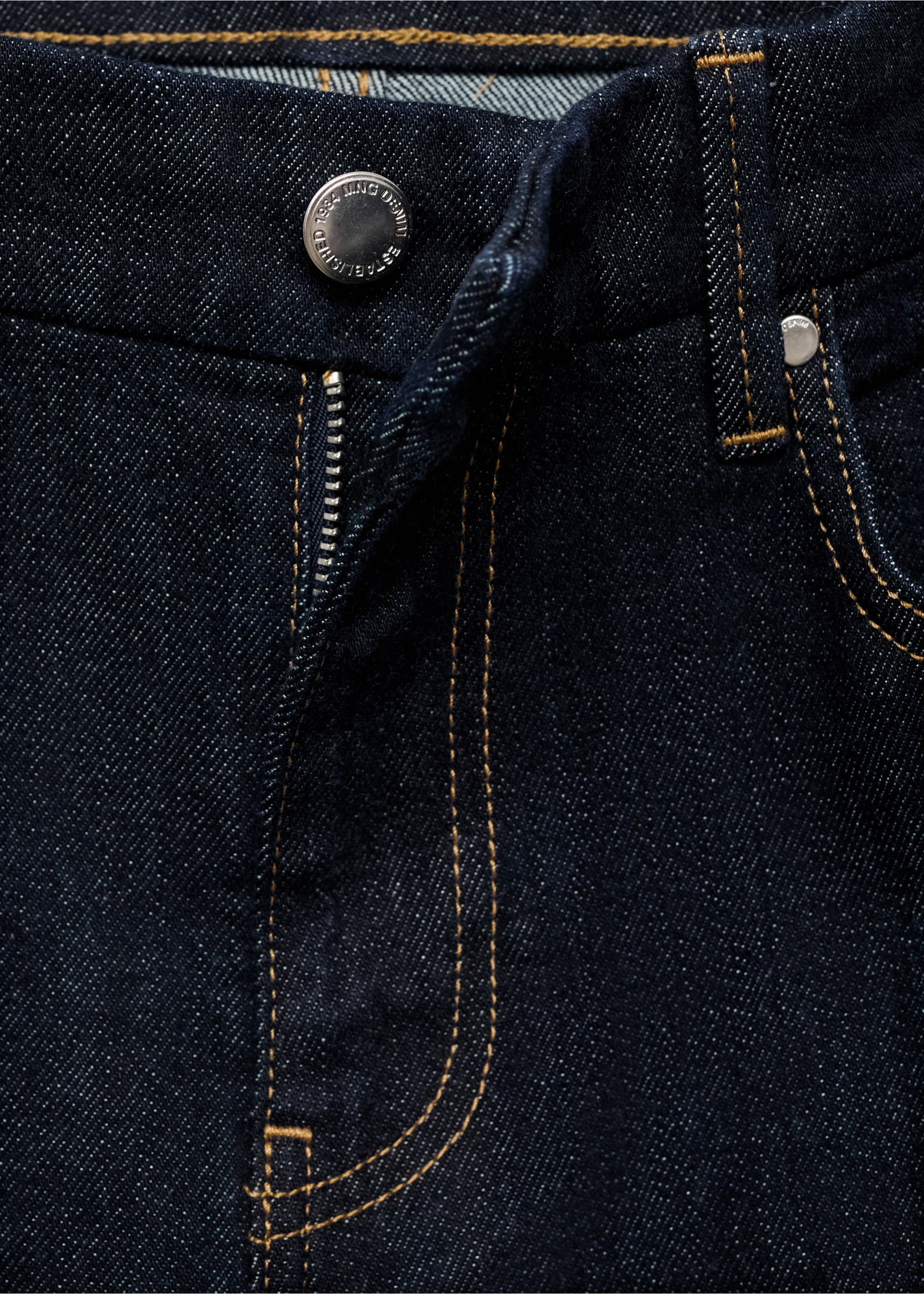 Violet flared high-rise jeans - Details of the article 0, Open Blue. Ref: 17015805-00.