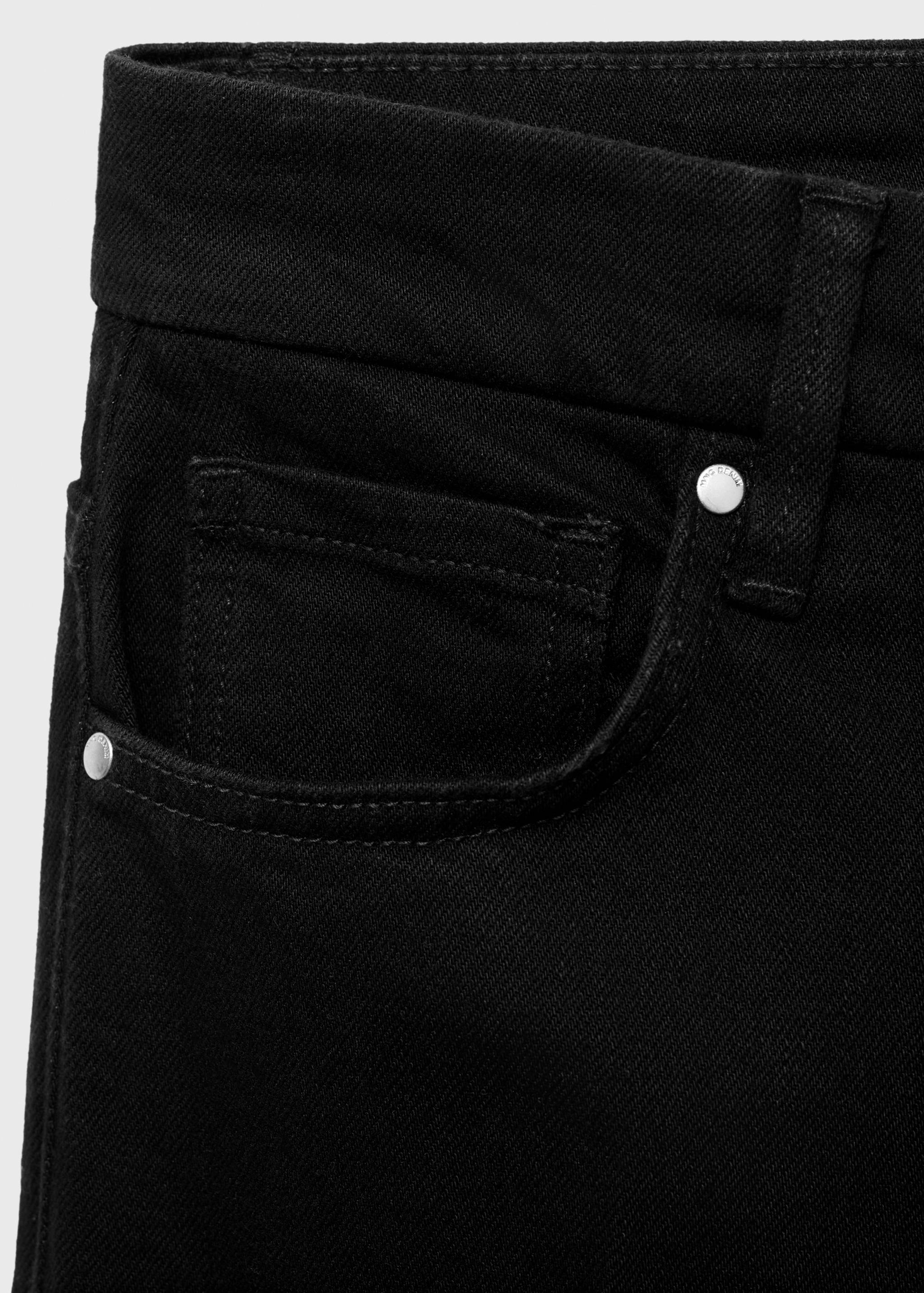 Violet flared high-rise jeans - Details of the article 8
