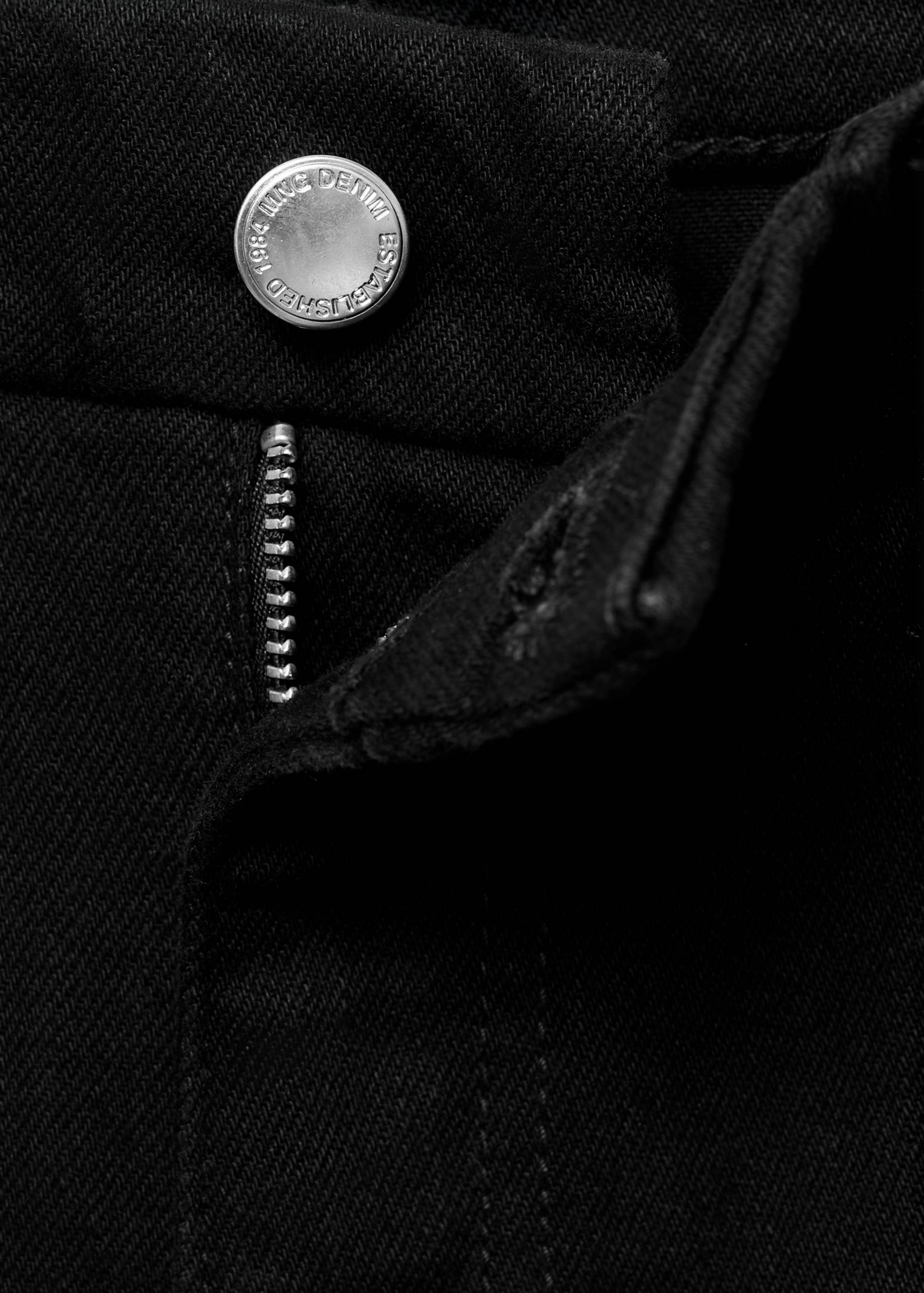 Violet flared high-rise jeans - Details of the article 0