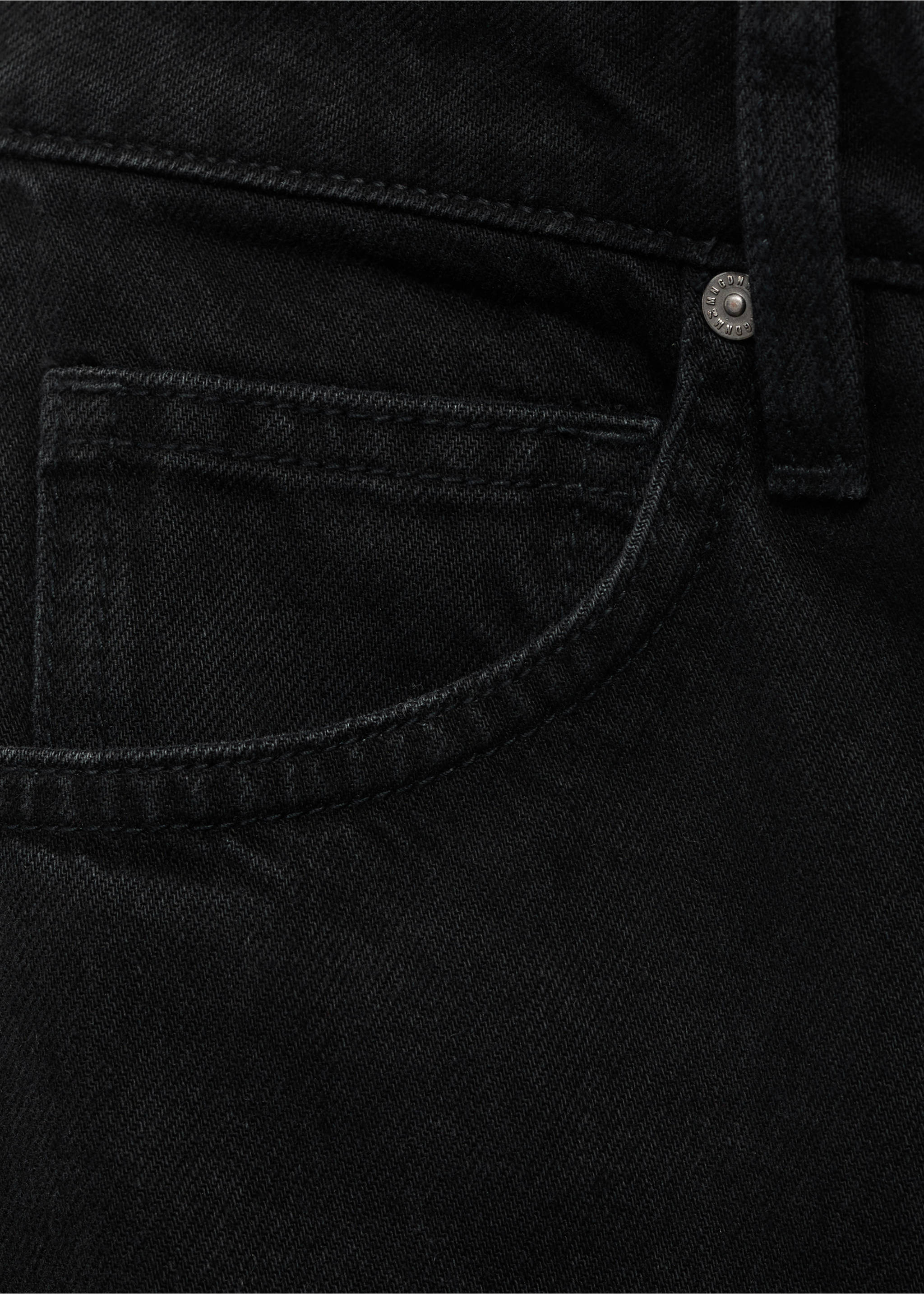 Jean Matilda droit taille normale - Détail de l'article 0, Black denim. Ref: 17015808-00.