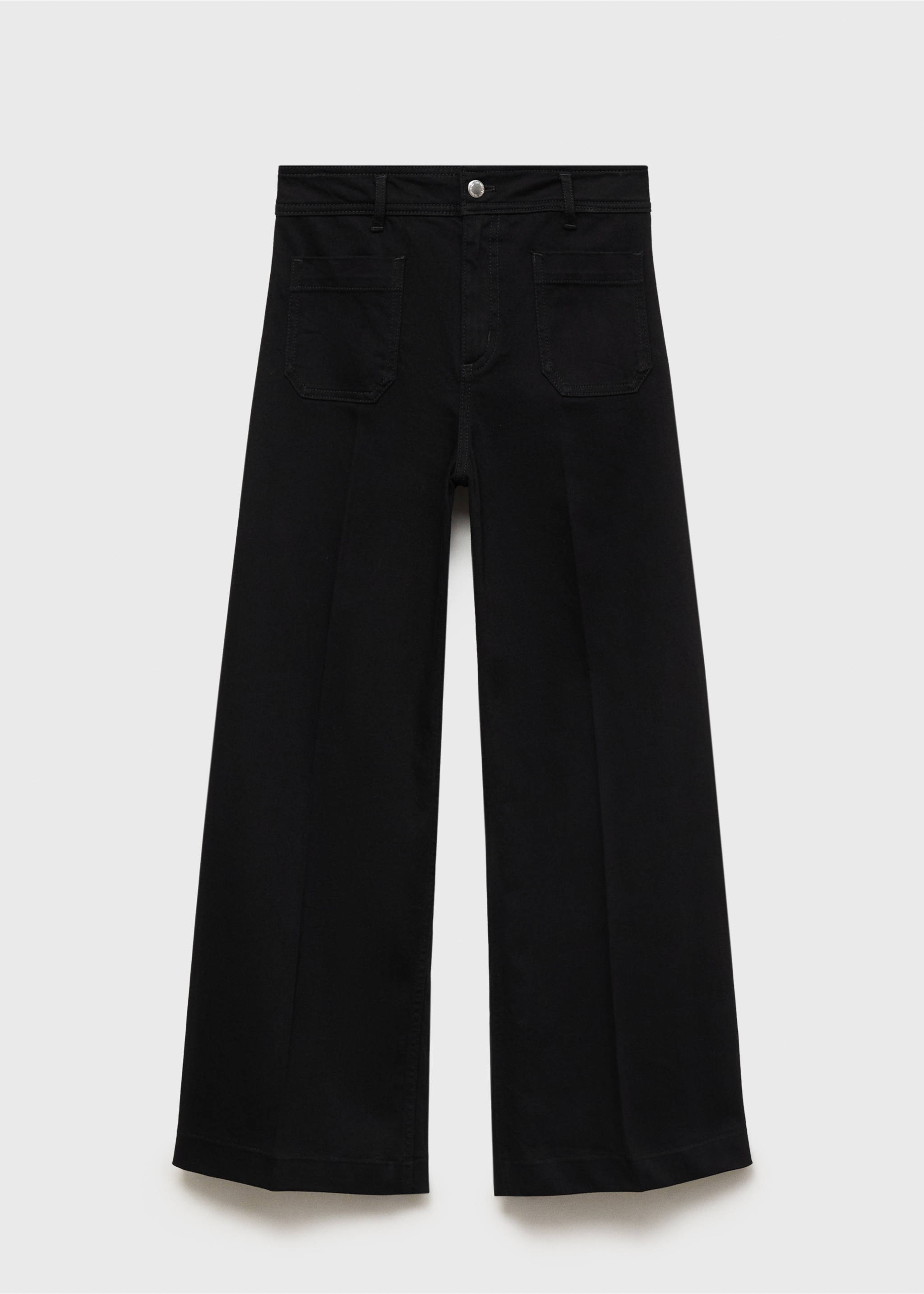 Jean large avec poches - Article sans modèle, Black denim. Ref: 17015809-00.